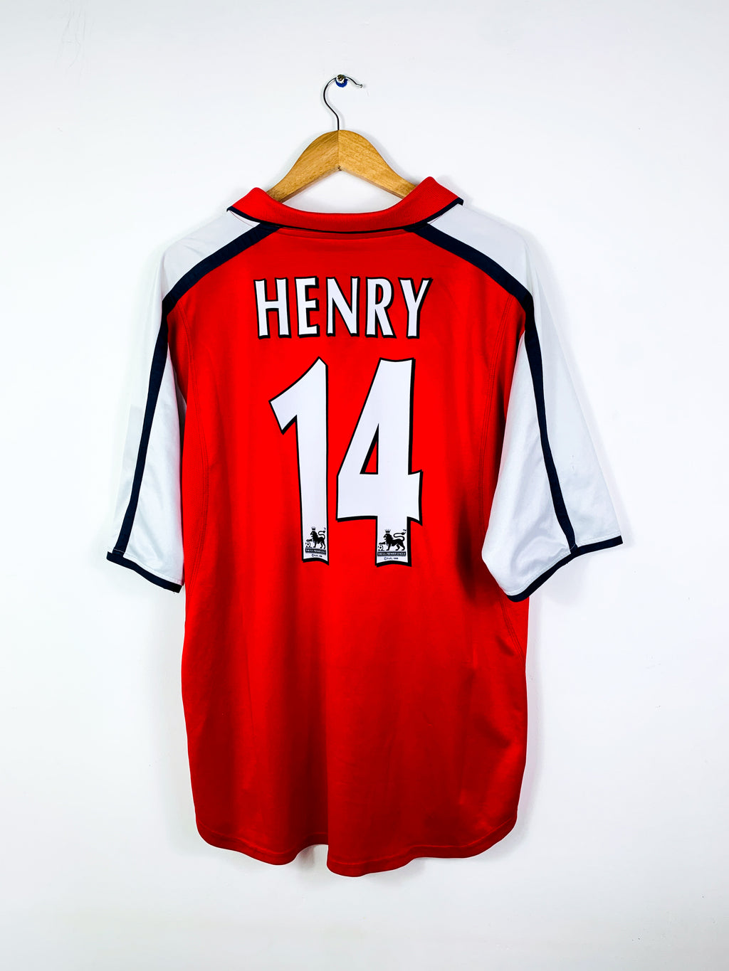 ARSENAL 2000/2002 HOME SHIRT #14 HENRY