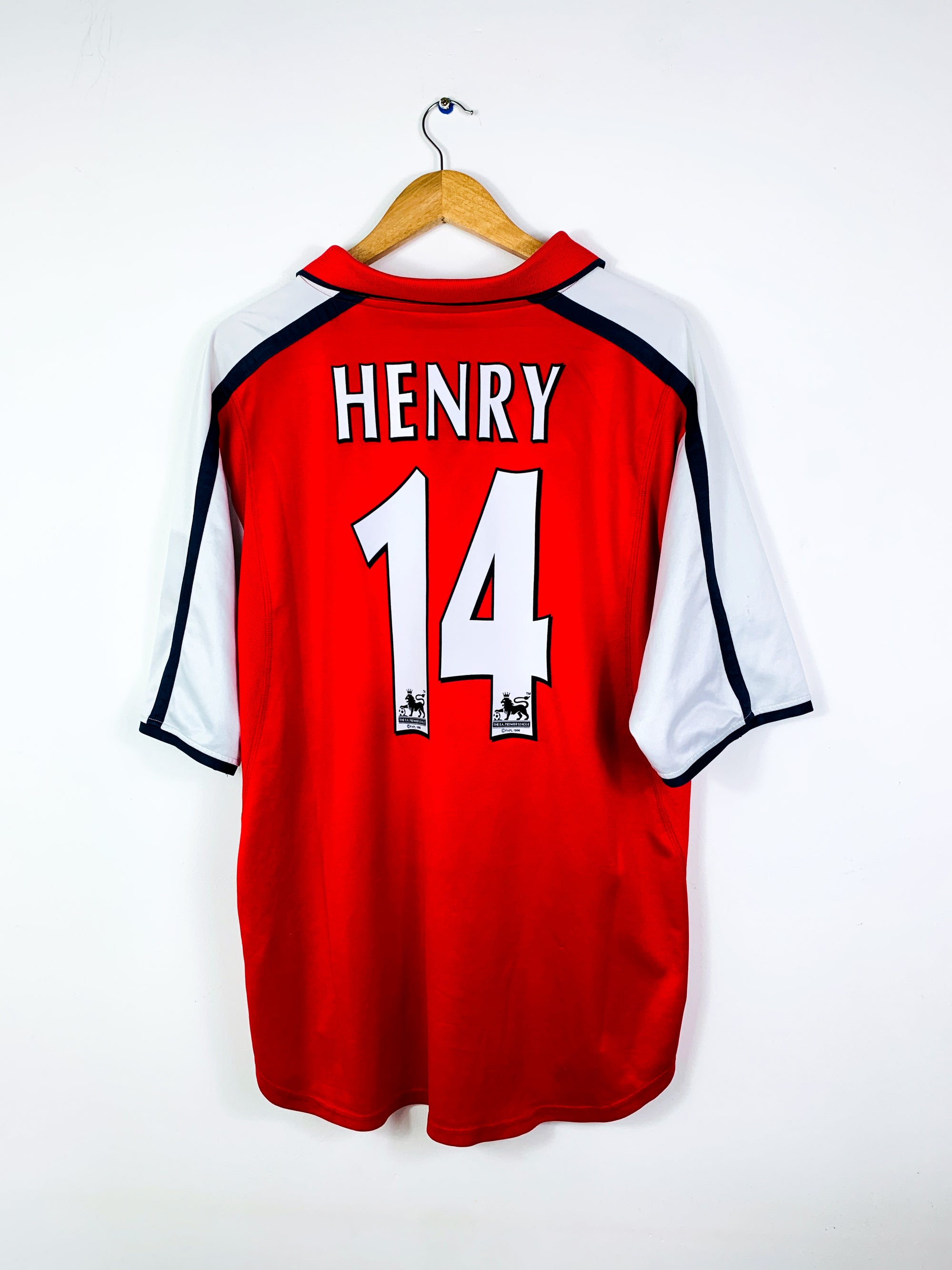 ARSENAL 2000/2002 HOME SHIRT #14 HENRY