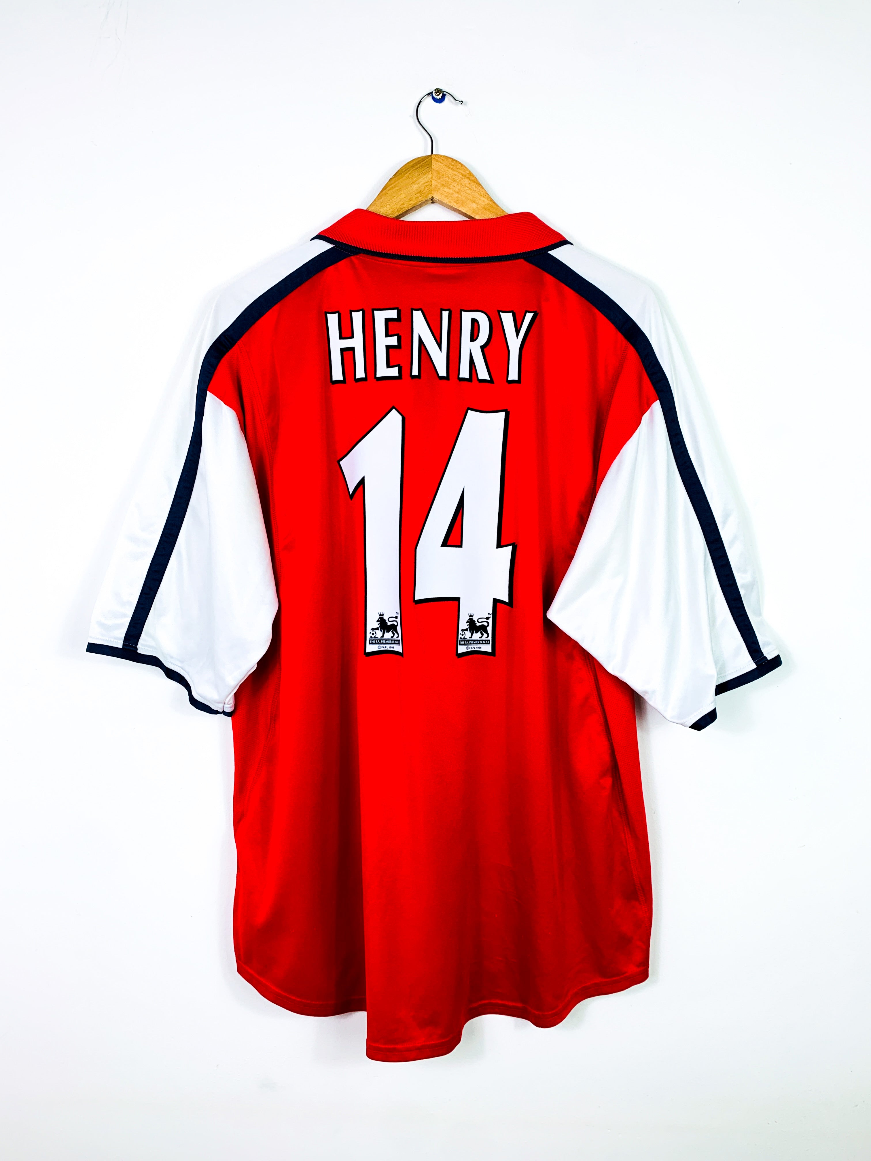 ARSENAL 2000/2002 HOME SHIRT #14 HENRY [XL]