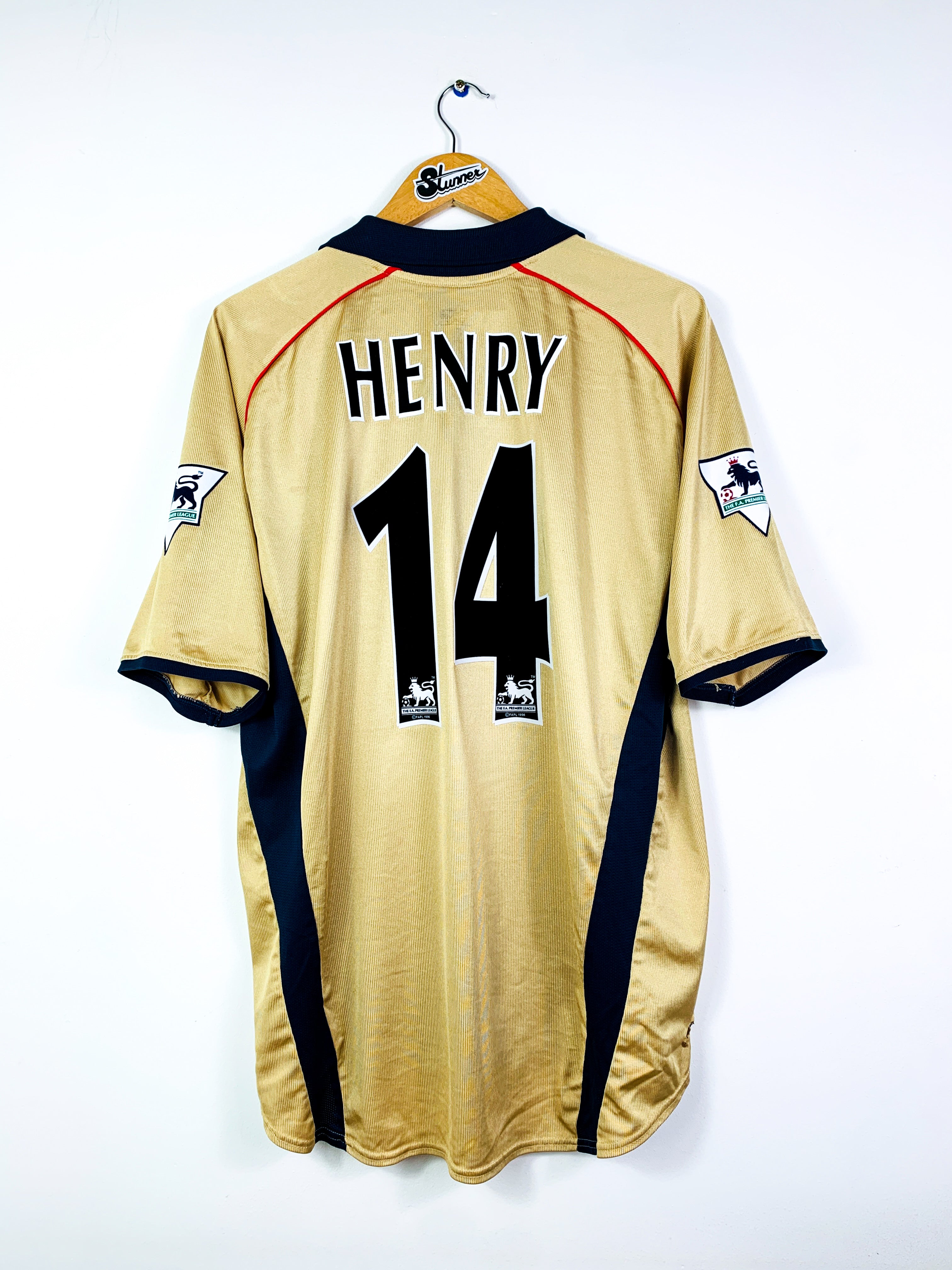 ARSENAL 2001/2002 AWAY SHIRT #14 HENRY [XL]