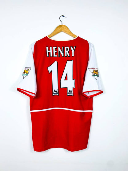 ARSENAL 2002/2004 HOME SHIRT #14 HENRY