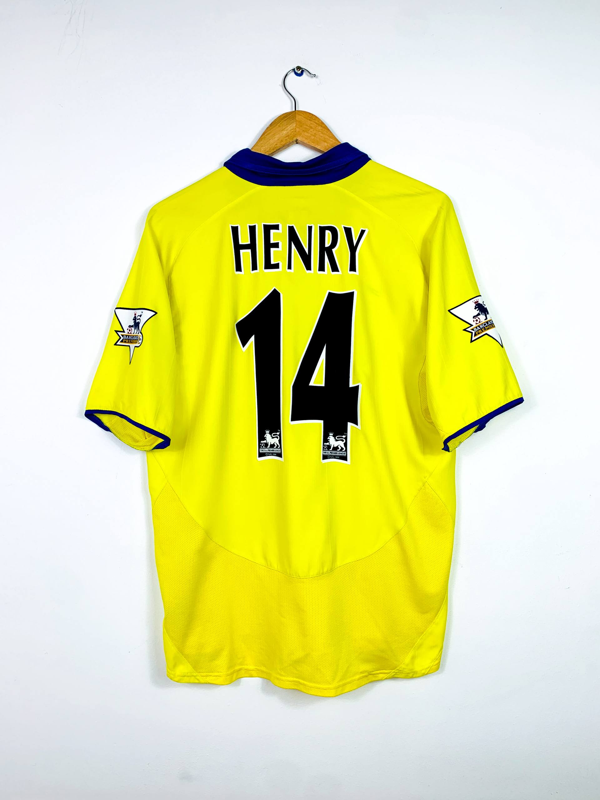 ARSENAL 2003/2004 AWAY SHIRT #14 HENRY [M]