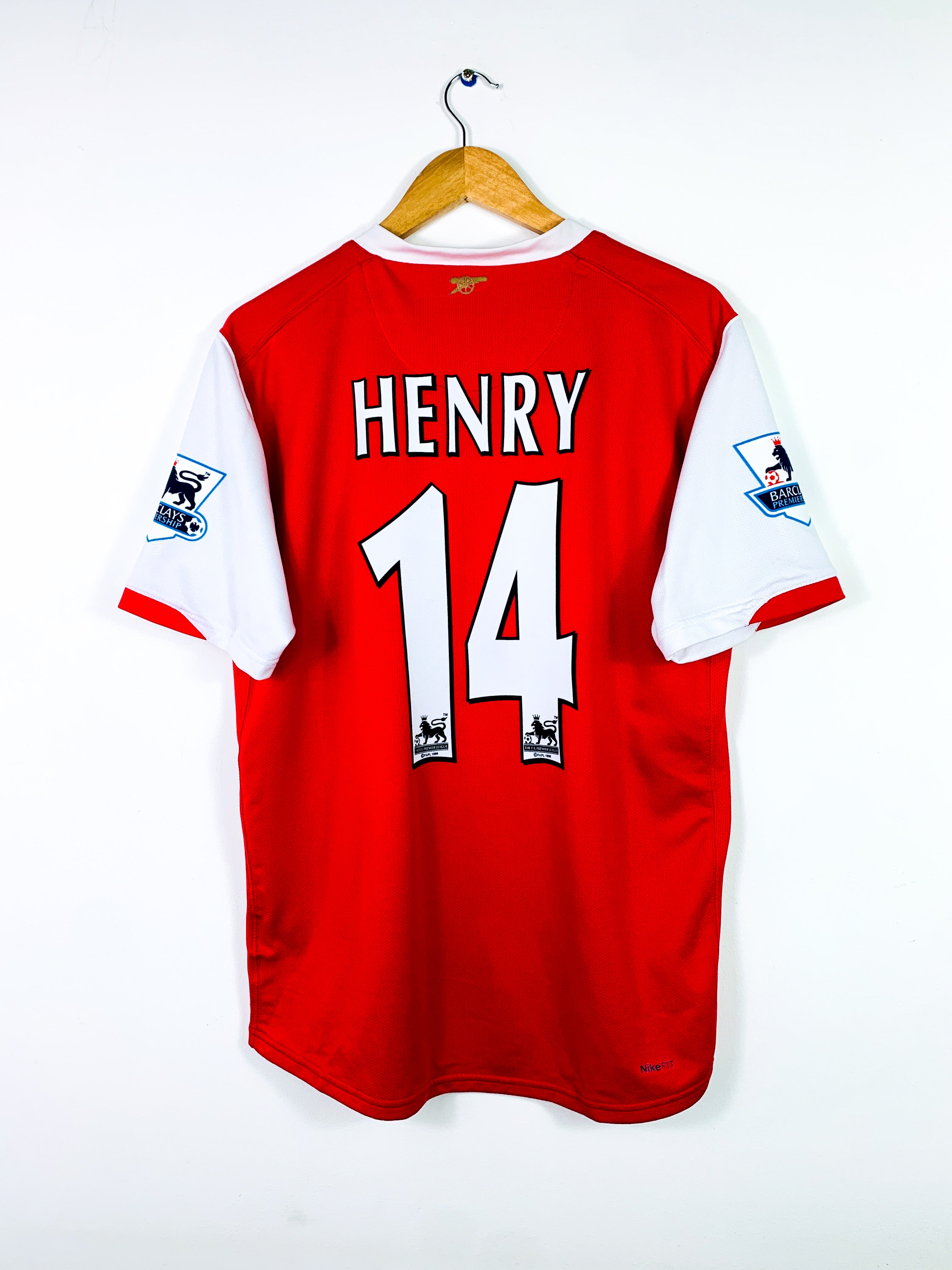 ARSENAL 2006/2008 HOME SHIRT #14 HENRY [M]