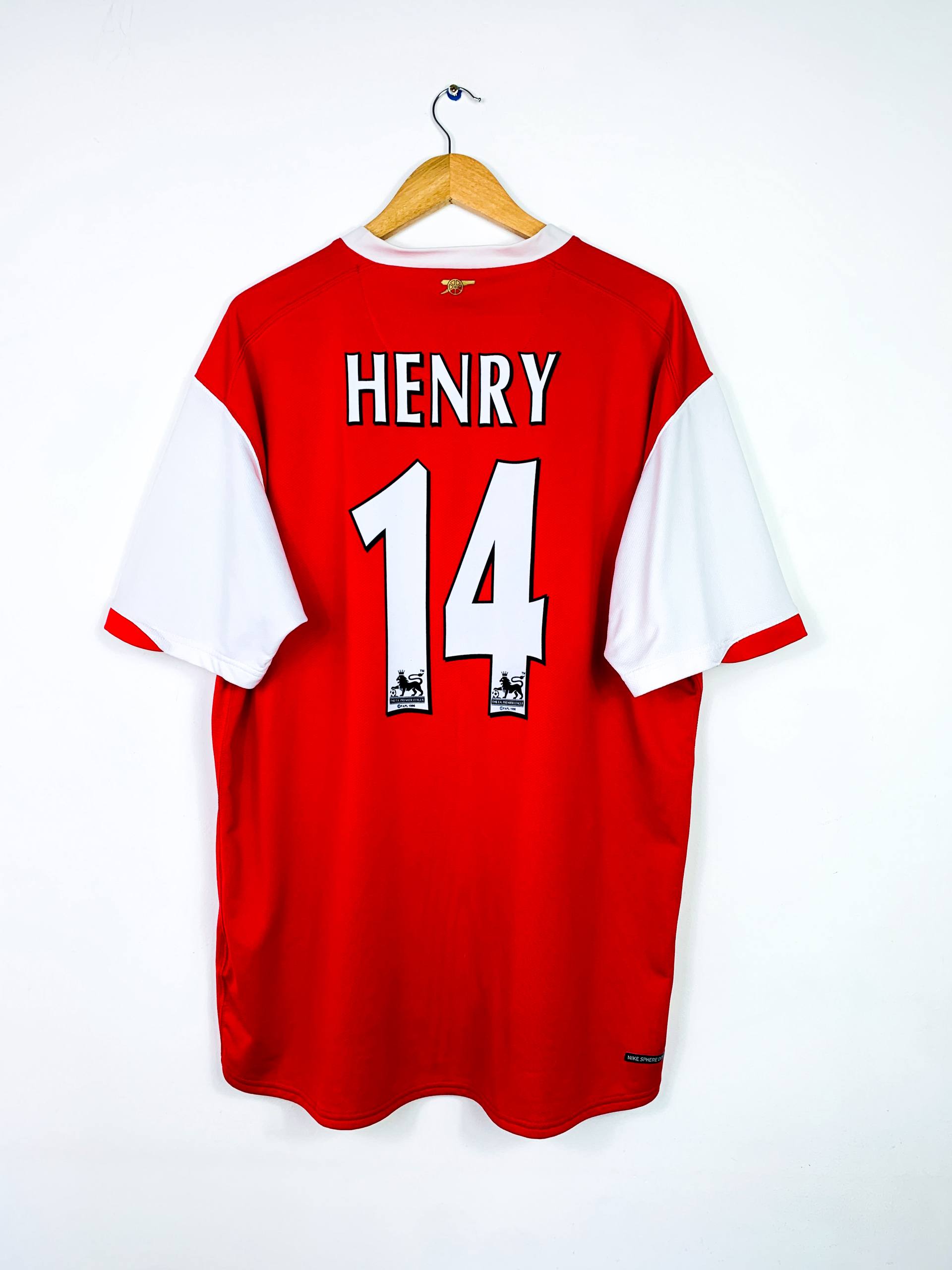 ARSENAL 2006/2008 HOME SHIRT #14 HENRY [XXL]