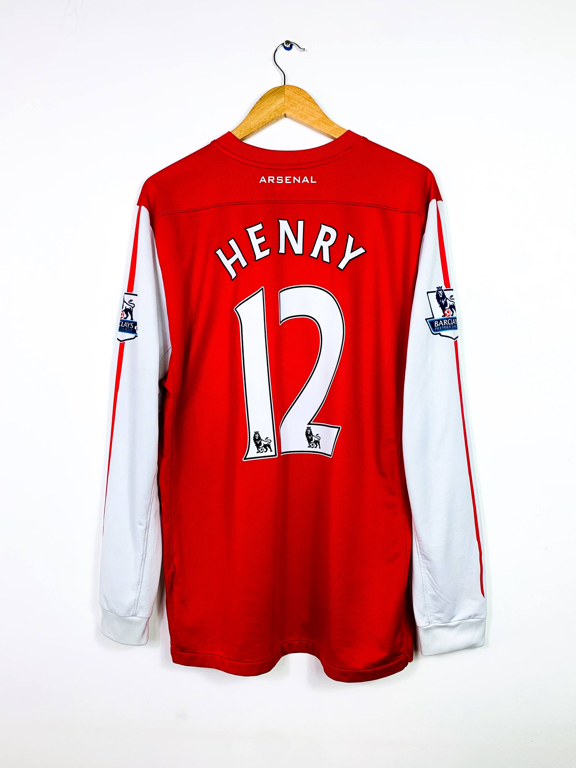 ARSENAL 2011/2012 HOME SHIRT *L/S* #12 HENRY [L]