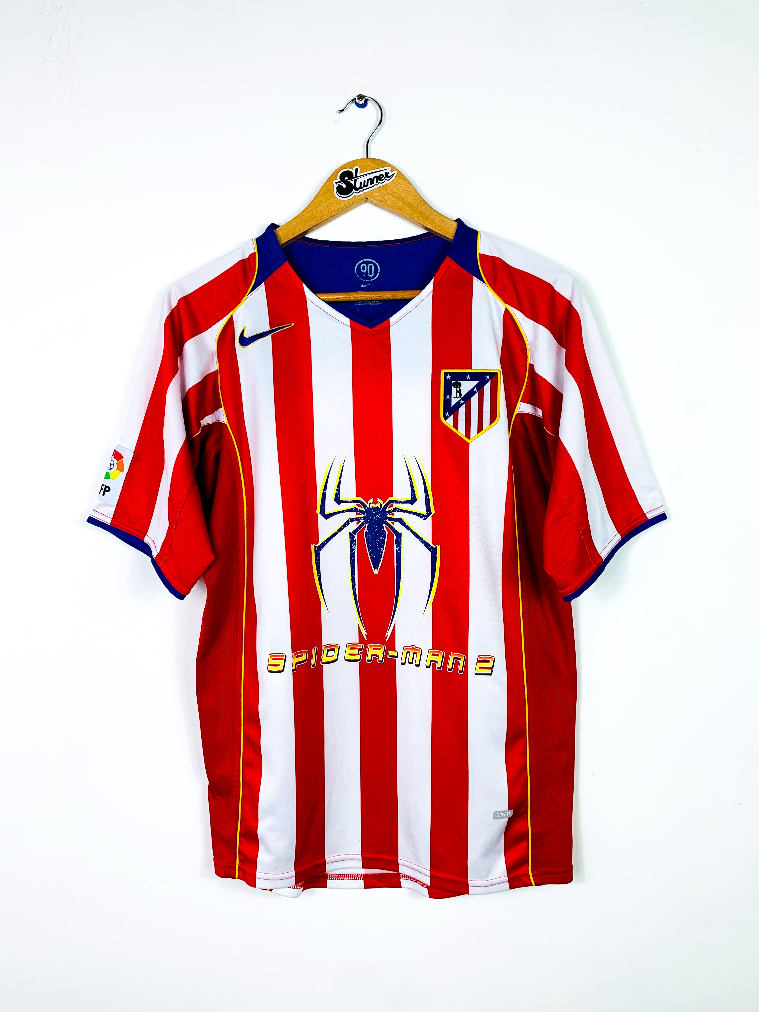 ATLETICO MADRID 2004/2005 HOME SHIRT #9 TORRES [S/M]