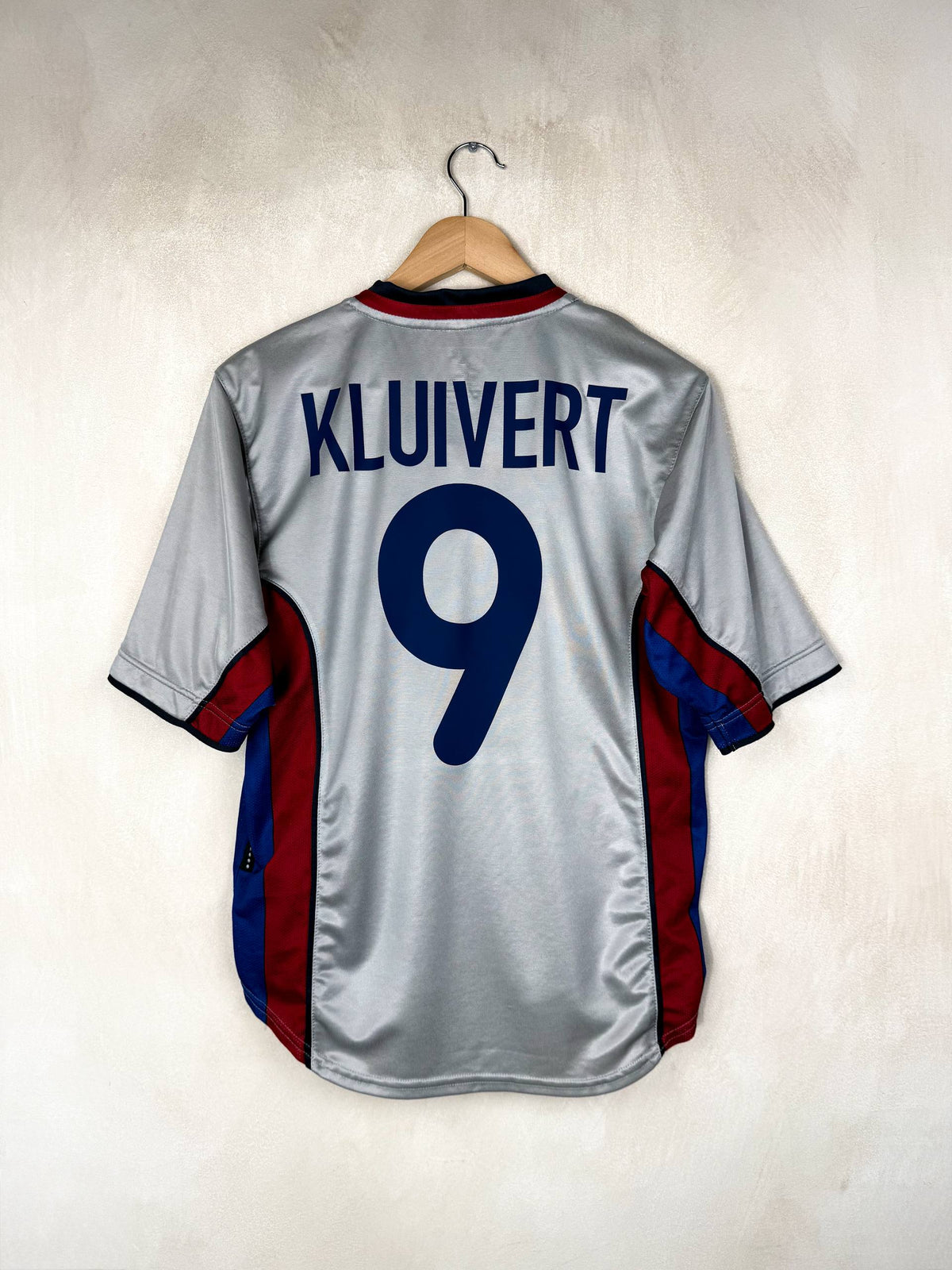 BARCELONA 1999/2001 AWAY SHIRT #9 KLUIVERT [S]