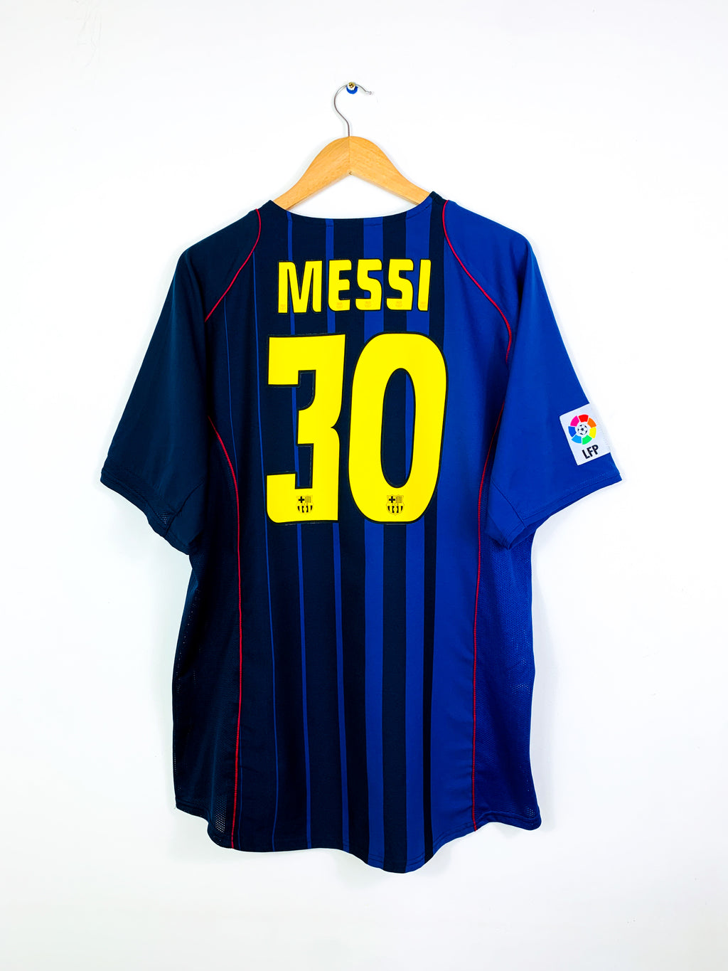 BARCELONA 2004/2005 AWAY SHIRT #30 MESSI [XL]