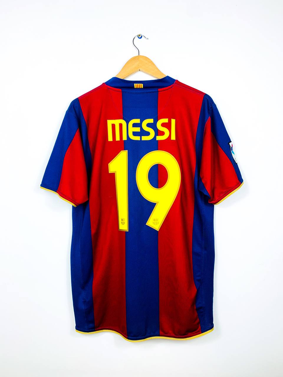BARCELONA 2007/2008 HOME SHIRT #19 MESSI