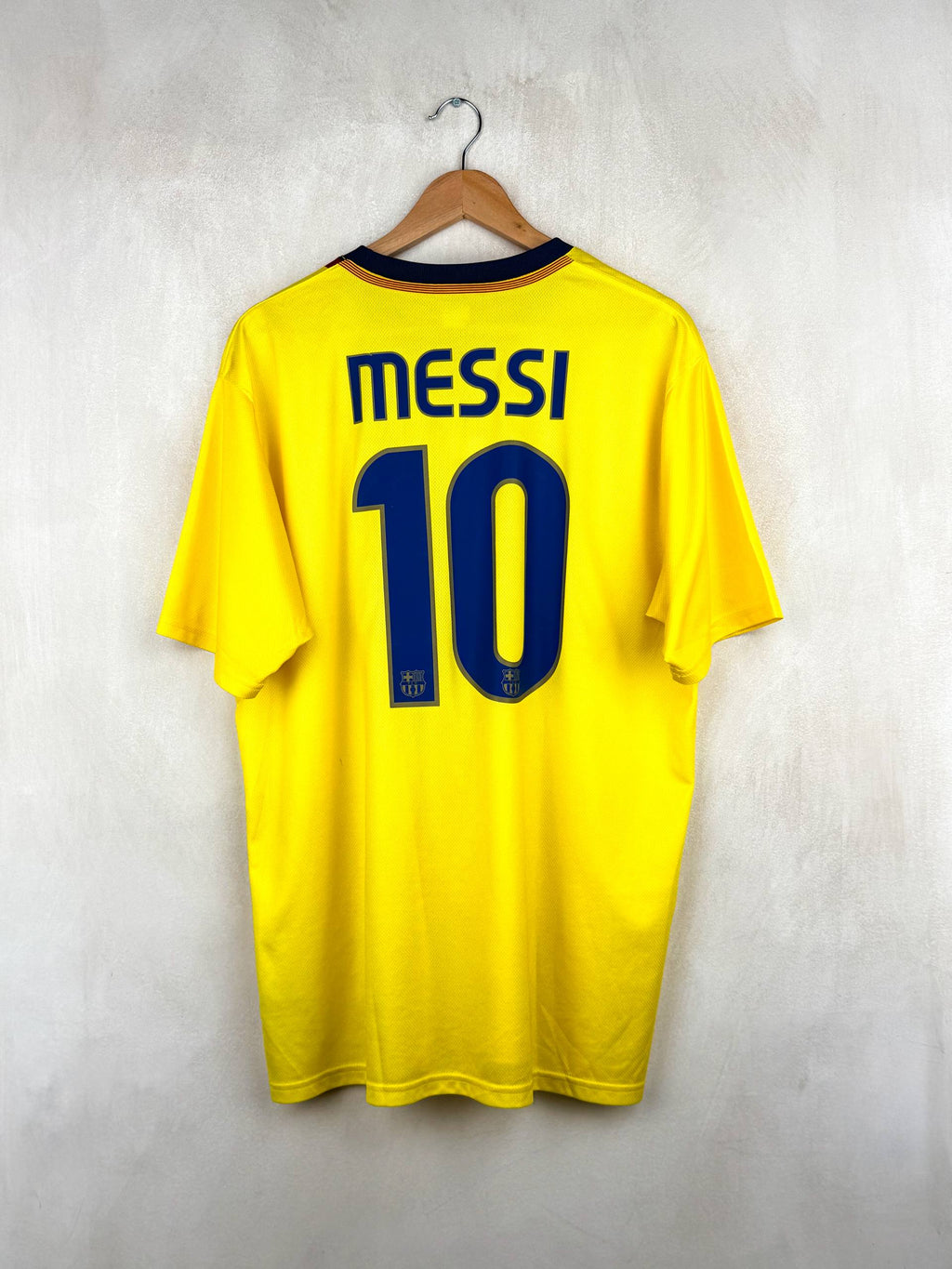 BARCELONA 2008/2009 *BASIC* AWAY SHIRT #10 MESSI [XL]