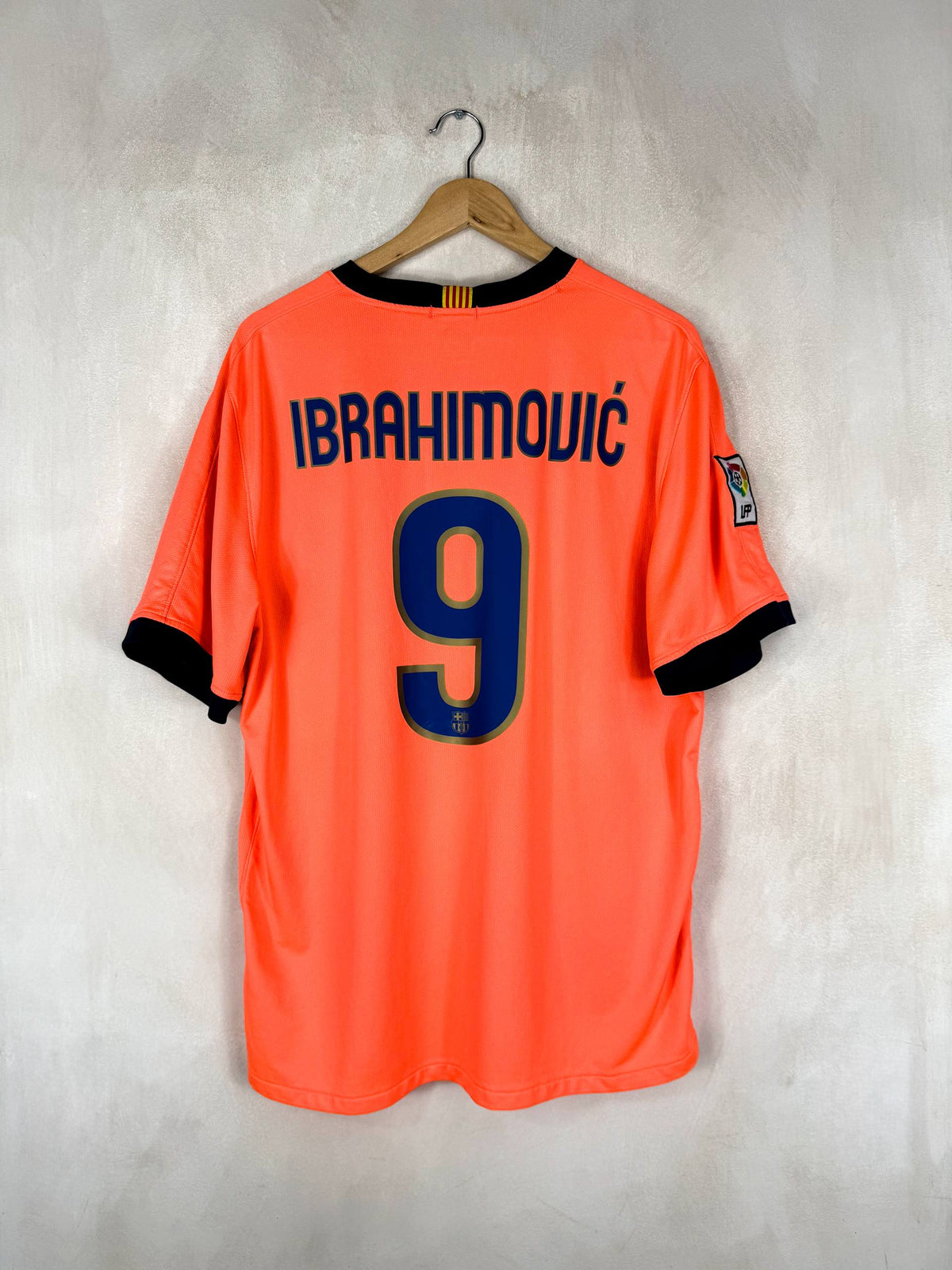 BARCELONA 2009/2010 AWAY SHIRT #9 IBRAHIMOVIC [XL]