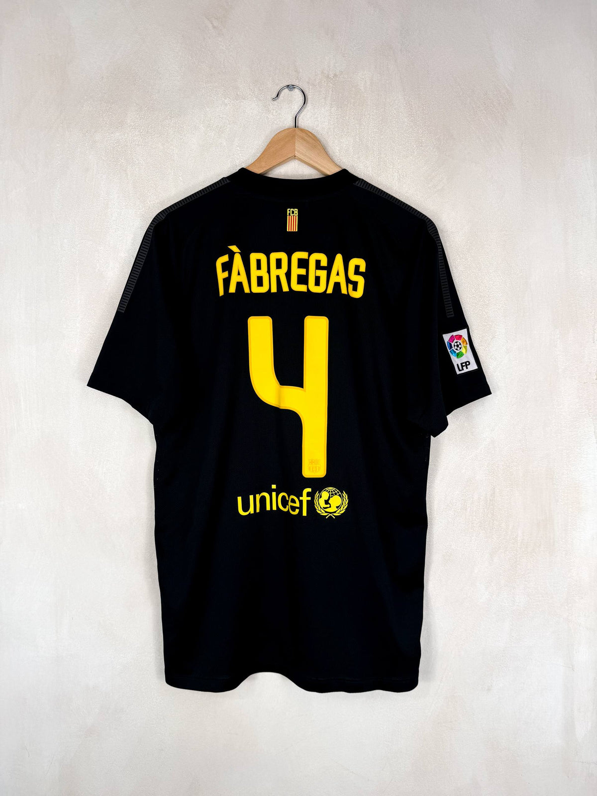BARCELONA 2011/2012 AWAY SHIRT #4 FABREGAS [L]