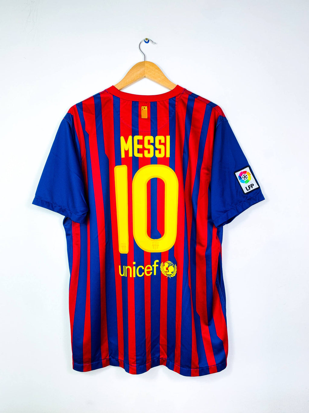 BARCELONA 2011/2012 HOME SHIRT #10 MESSI [XL]