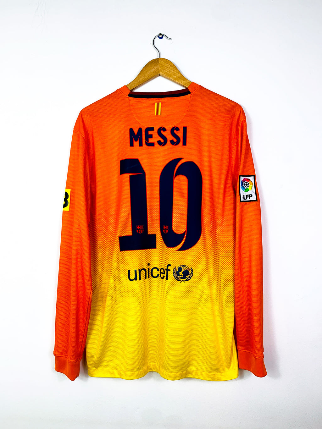 BARCELONA 2012/2013 AWAY SHIRT #10 MESSI [L/S]