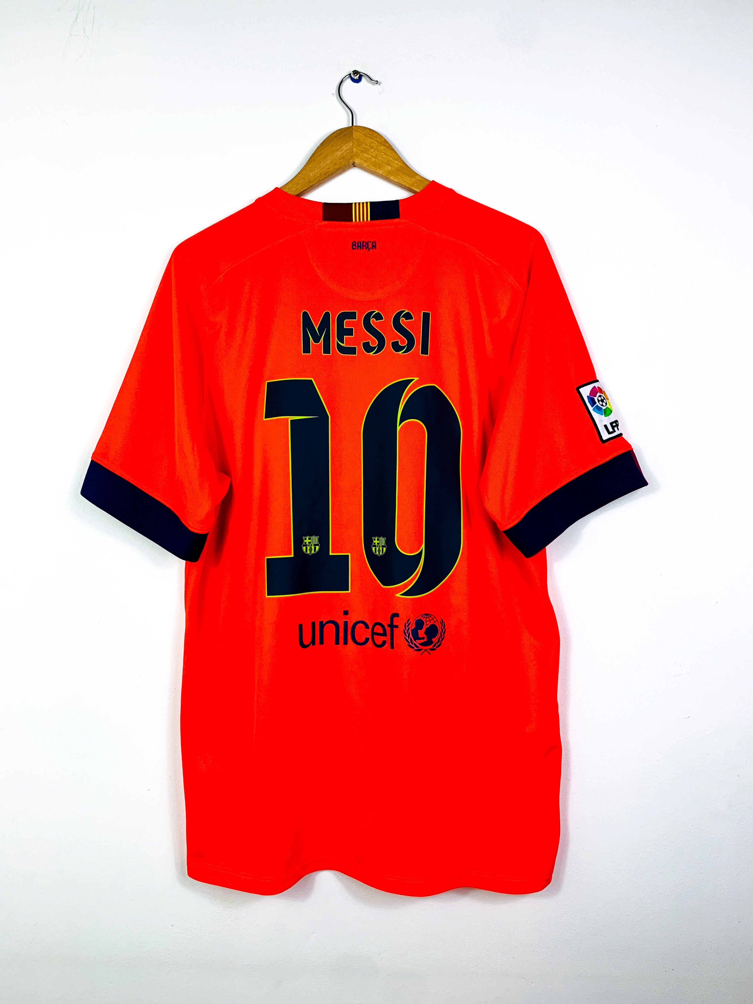 BARCELONA 2014/2015 AWAY SHIRT #10 MESSI [XL]