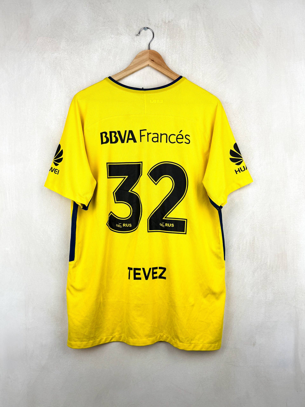 BOCA JUNIORS 2017/2018 AWAY SHIRT #32 TEVEZ [XL]