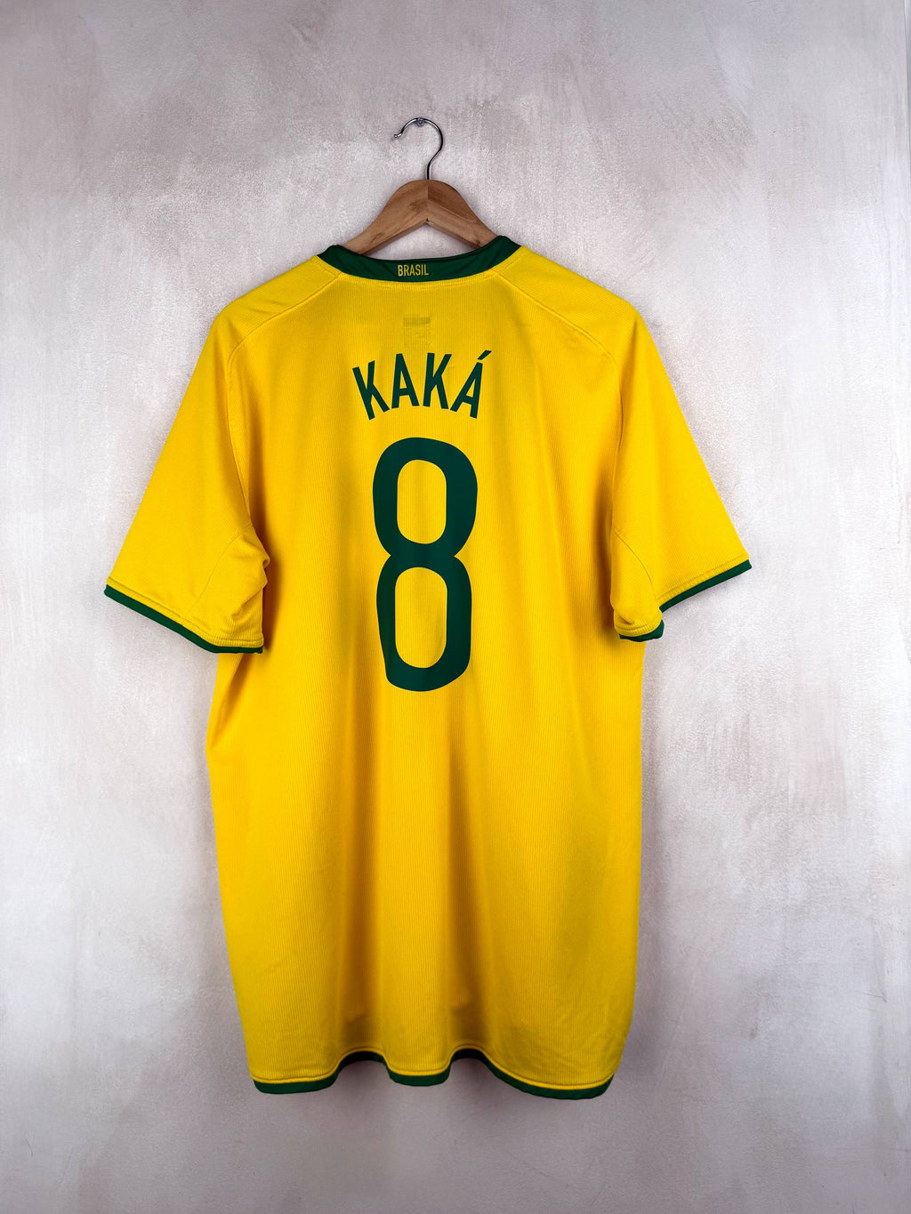 BRAZIL 2008/2010 HOME SHIRT #8 KAKA [XL]