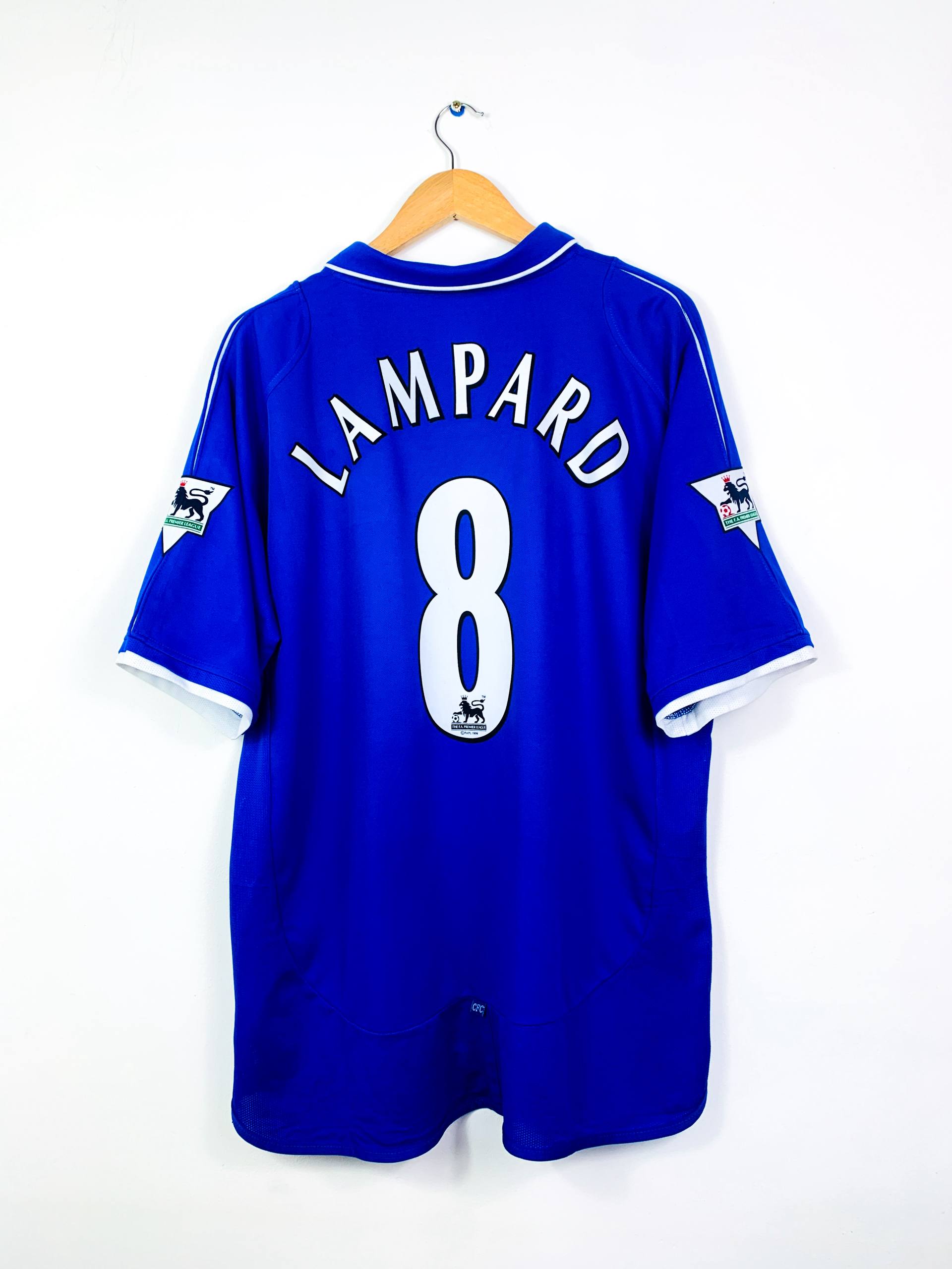 CHELSEA 2001/2003 HOME SHIRT #8 LAMPARD [XL]