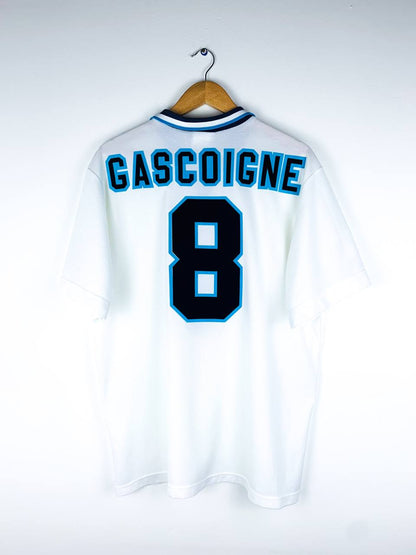 ENGLAND 1995/1997 HOME SHIRT #8 GASCOIGNE