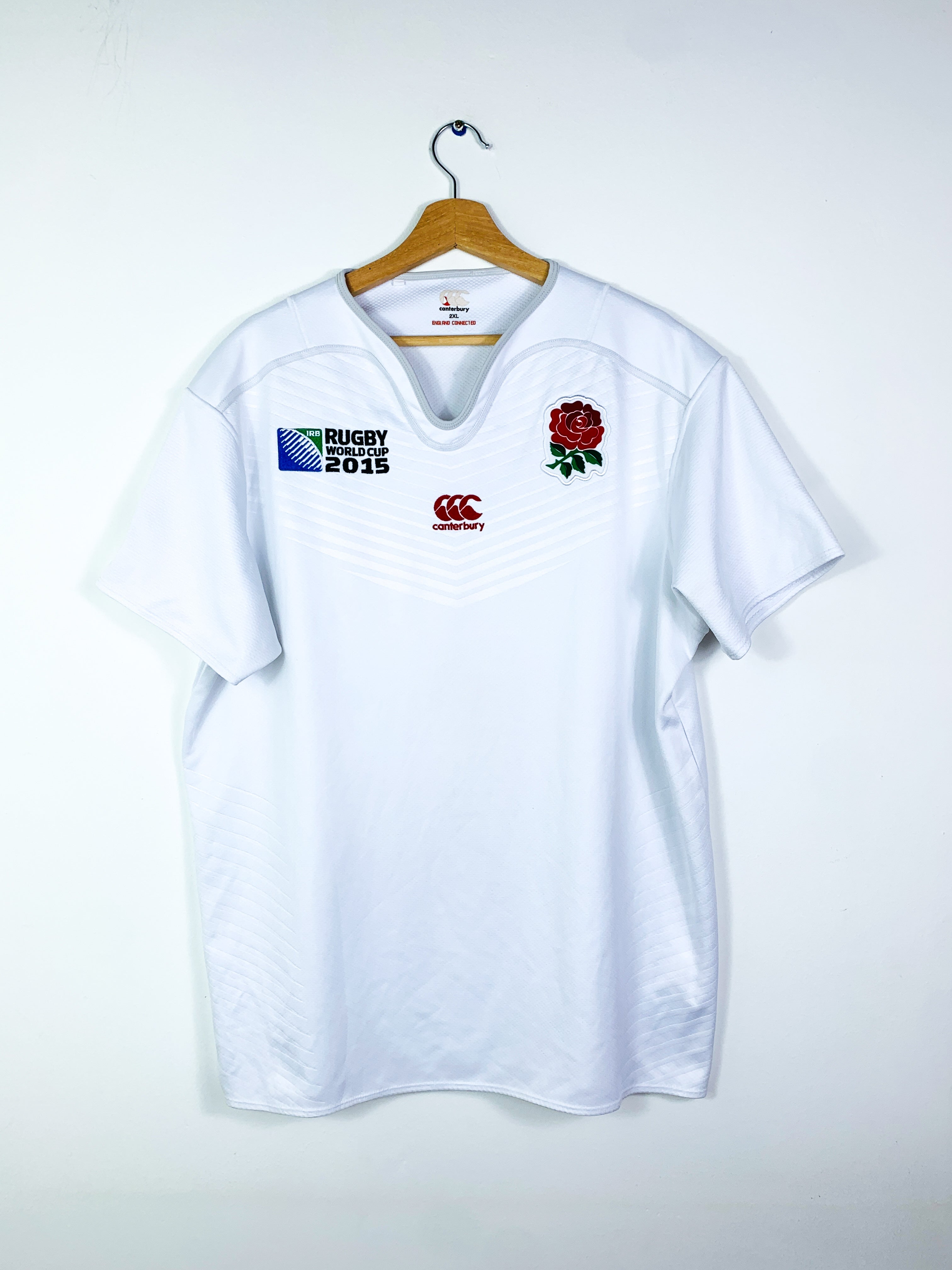 ENGLAND 2015 RUGBY WORLD CUP HOME SHIRT [XXL]