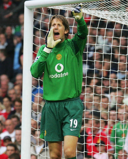 MANCHESTER UNITED 2005/2006 GK SHIRT #19 VAN DER SAR