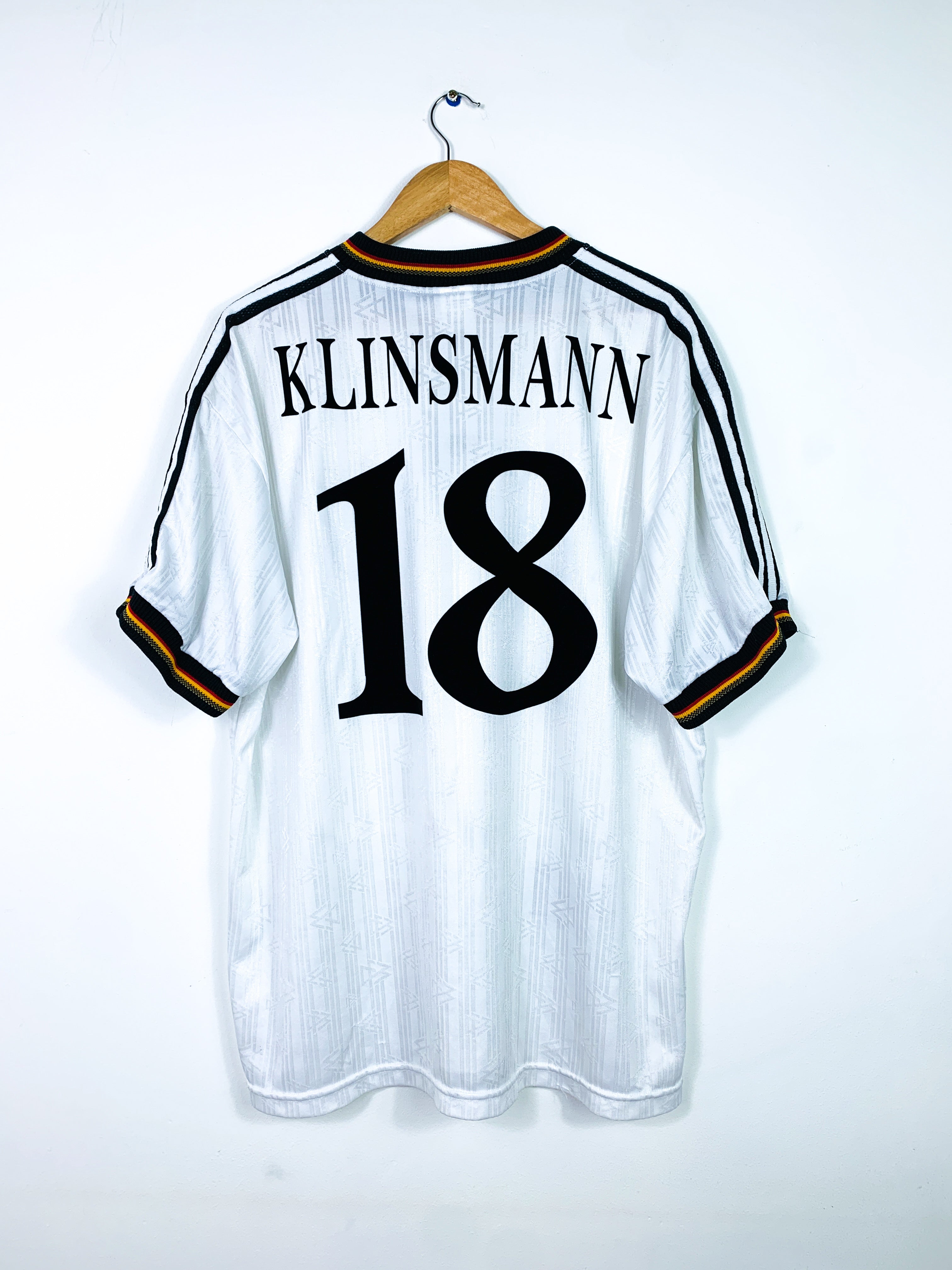 GERMANY 1996/1998 HOME SHIRT #18 KLINSMANN [XL/XXL]