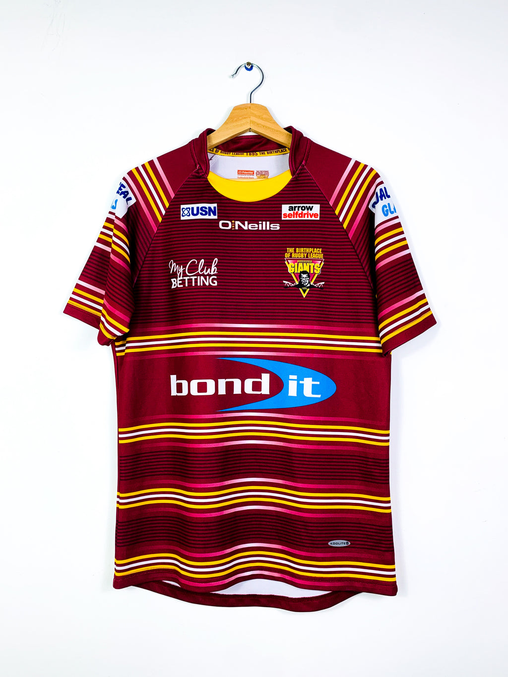 HUDDERSFIELD GIANTS 2017/2018 HOME RUGBY SHIRT [S]