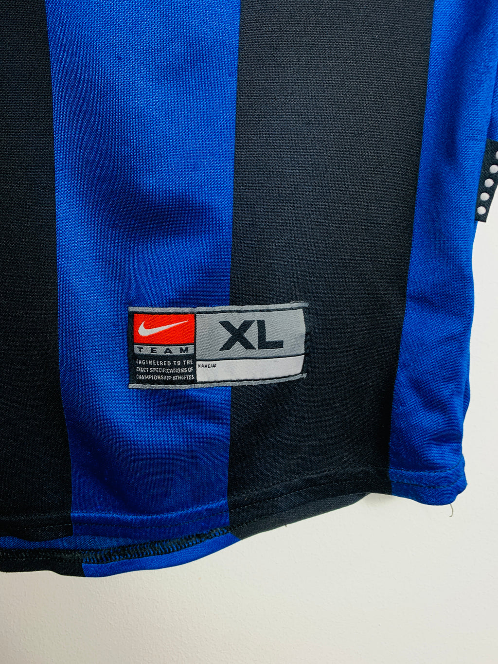 INTER MILAN 1999/2000 HOME SHIRT #9 RONALDO [XL]