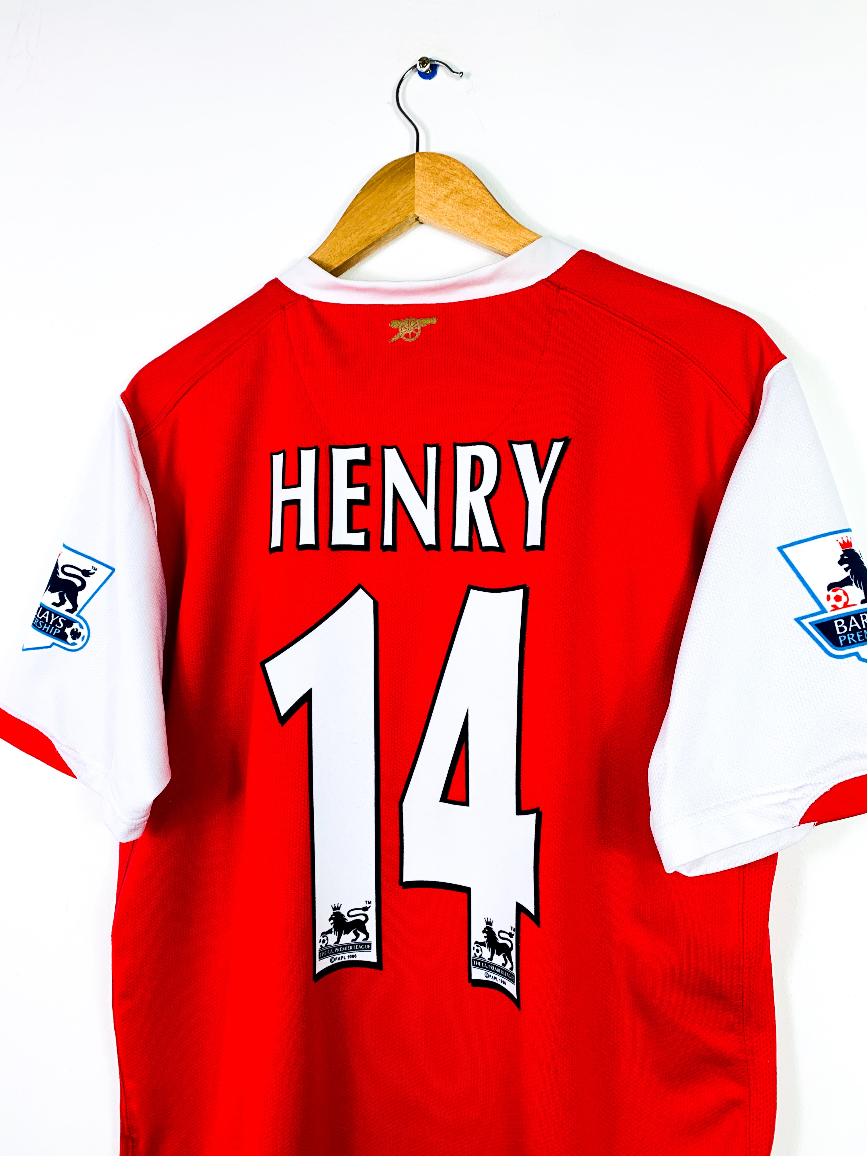 ARSENAL 2006/2008 HOME SHIRT #14 HENRY [M]