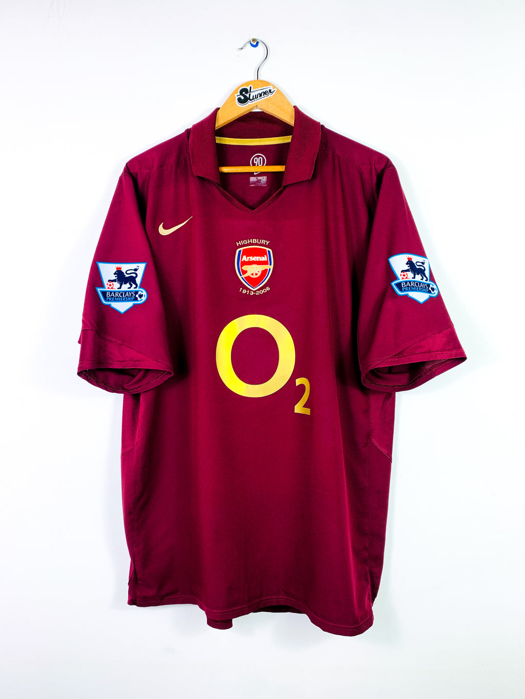 ARSENAL 2005/2006 HOME SHIRT #7 PIRES [L]