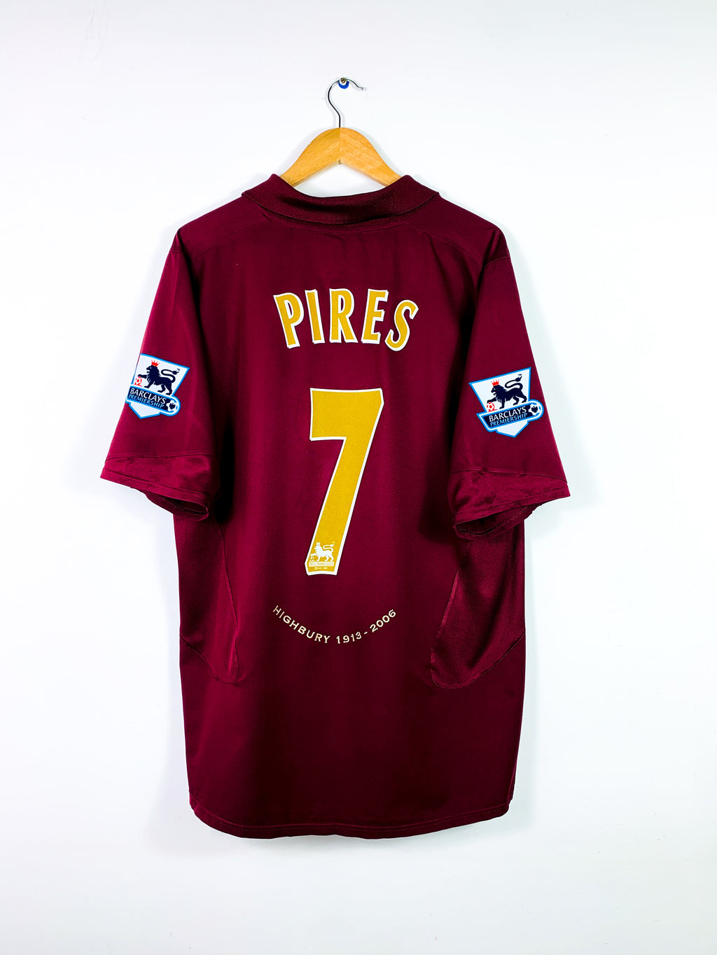 ARSENAL 2005/2006 HOME SHIRT #7 PIRES [XL]
