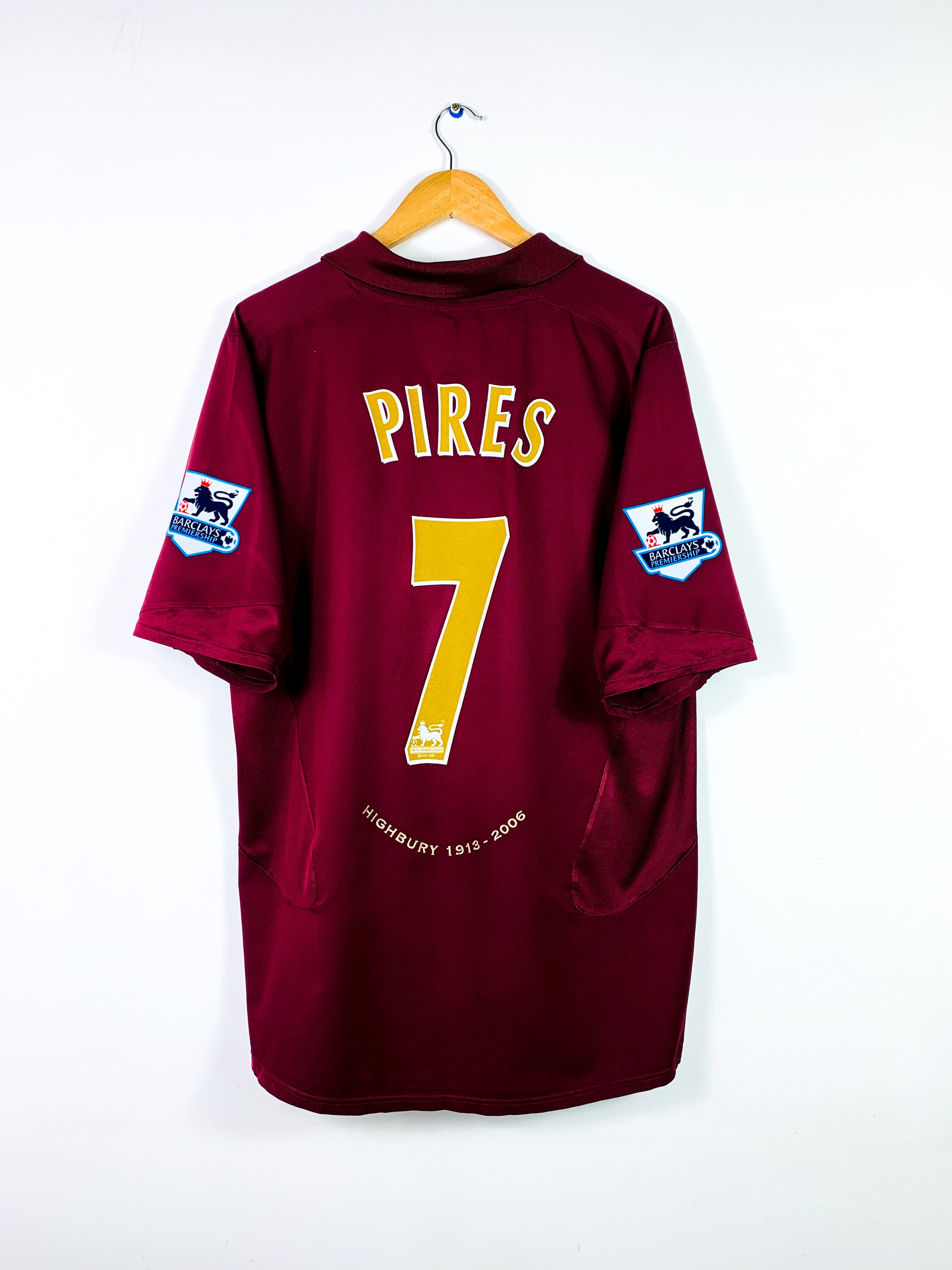 ARSENAL 2005/2006 HOME SHIRT #7 PIRES [XL]