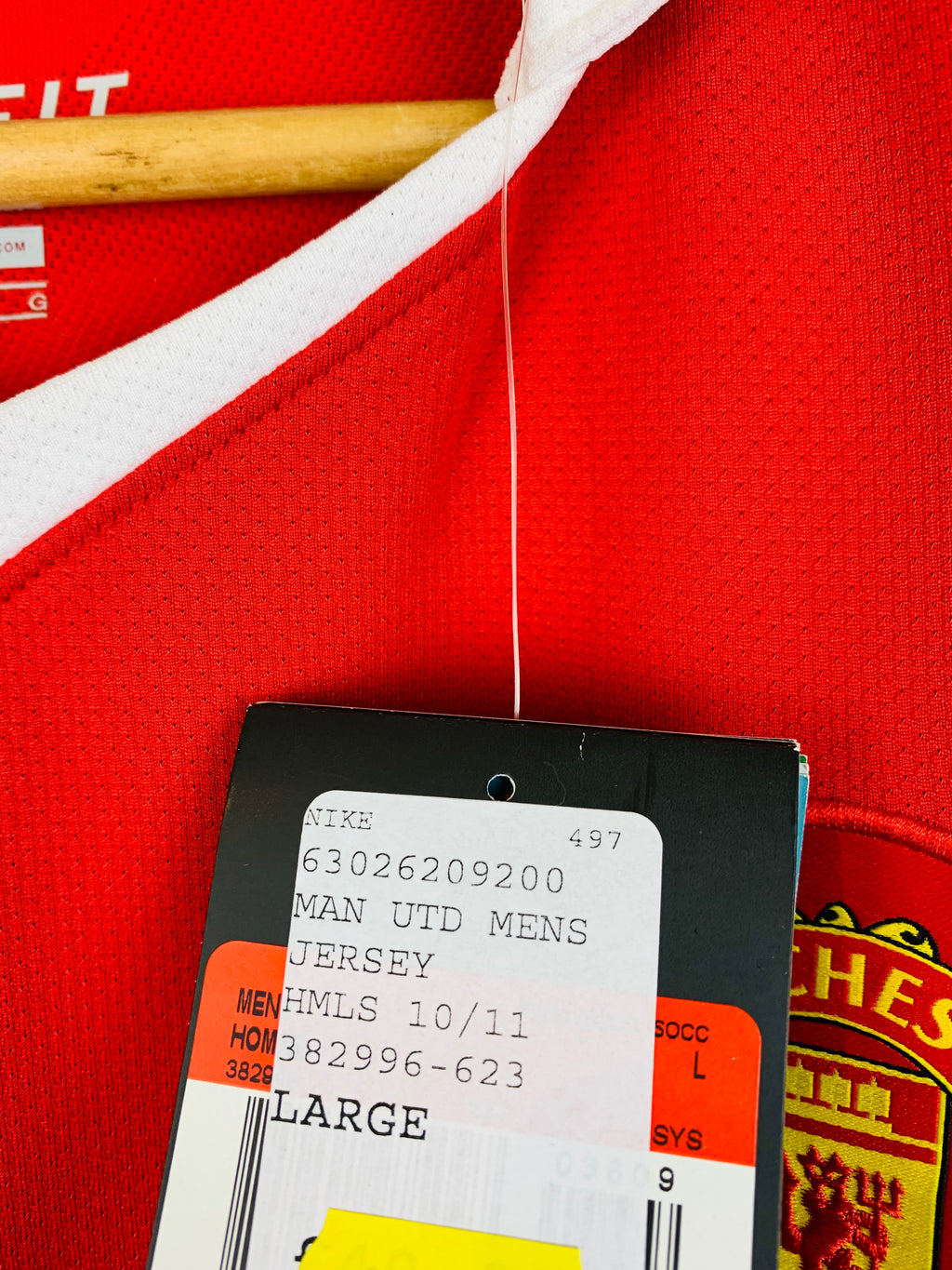 MANCHESTER UNITED 2010/2011 HOME SHIRT #10 ROONEY [L/S] [BNWT]