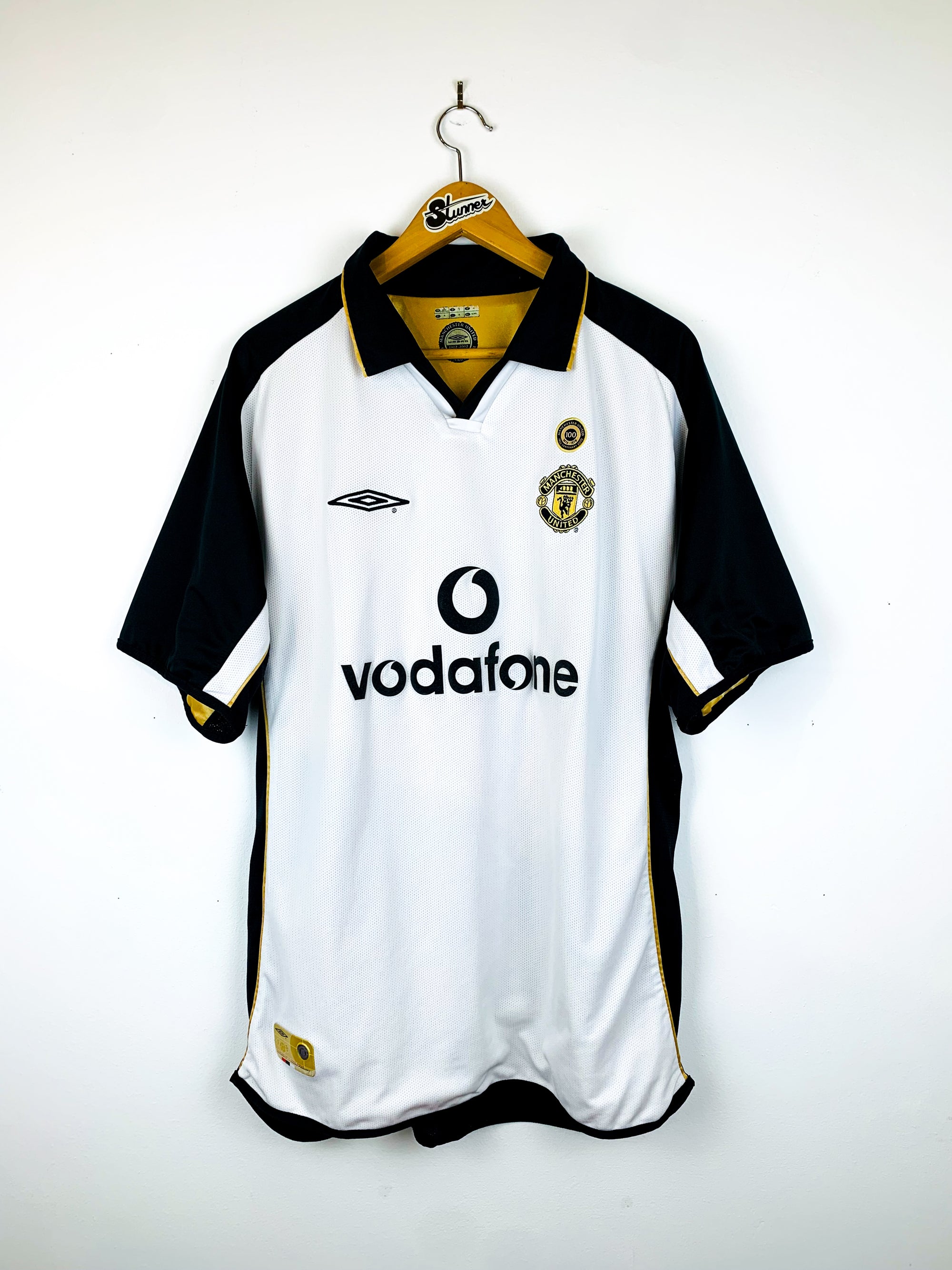 MANCHESTER UNITED 2001/2002 AWAY/THIRD SHIRT #3 IRWIN