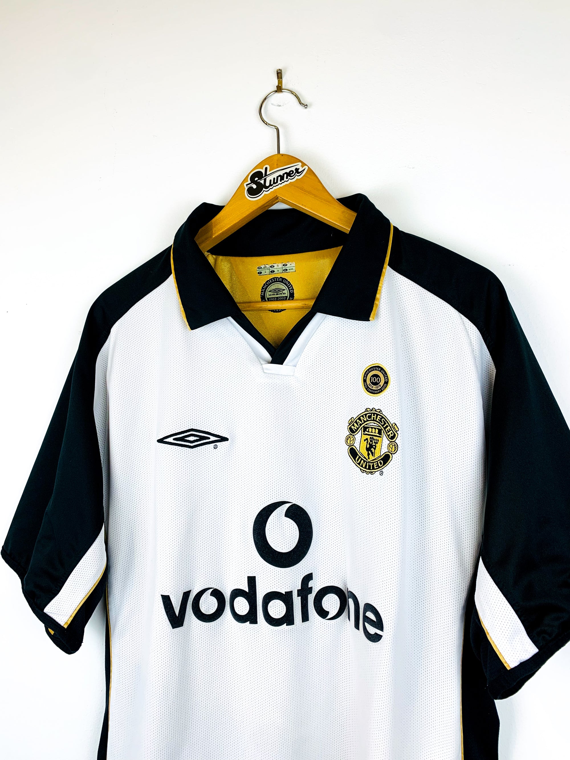 MANCHESTER UNITED 2001/2002 AWAY/THIRD SHIRT #3 IRWIN