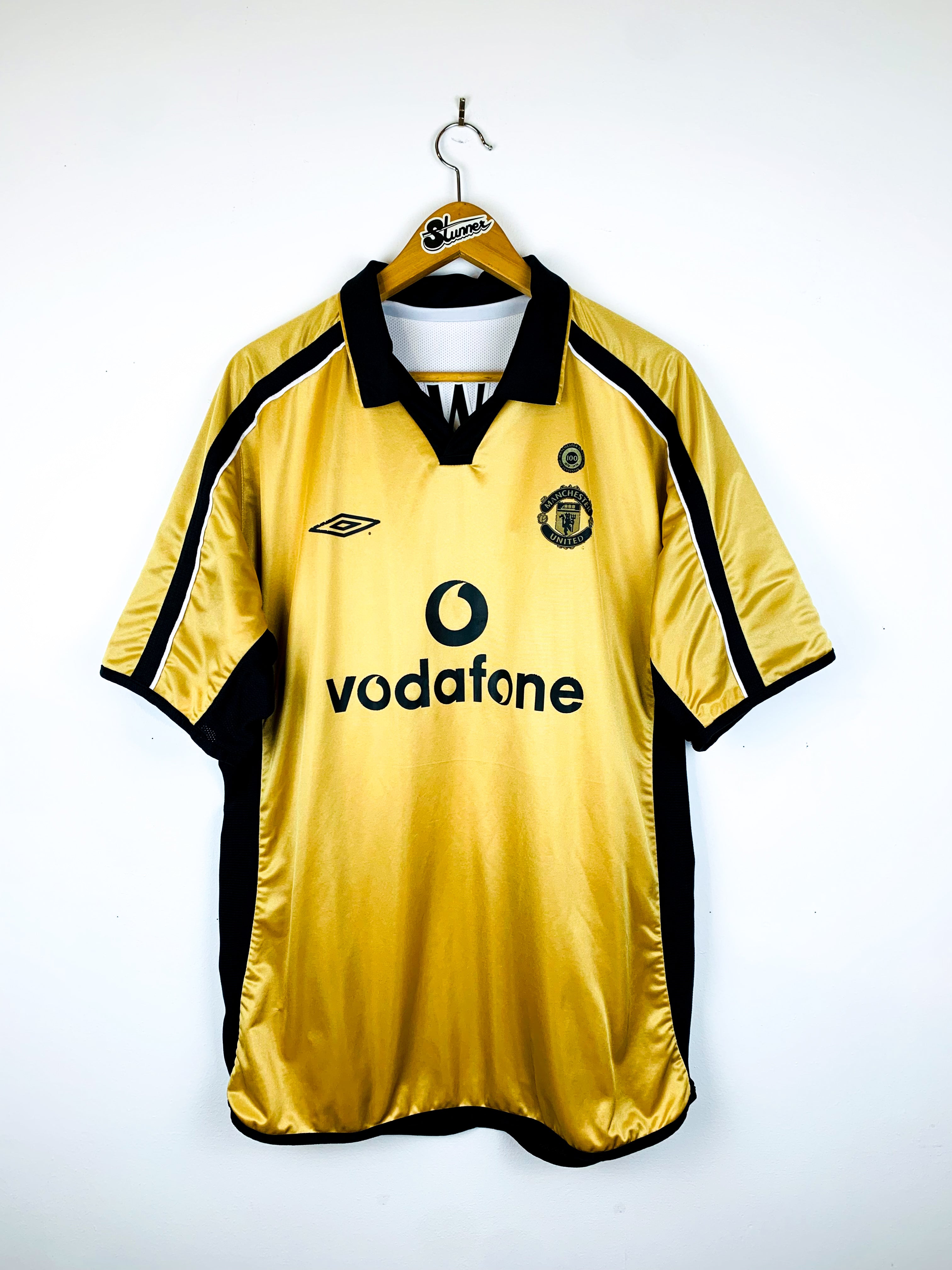 MANCHESTER UNITED 2001/2002 AWAY/THIRD SHIRT #3 IRWIN