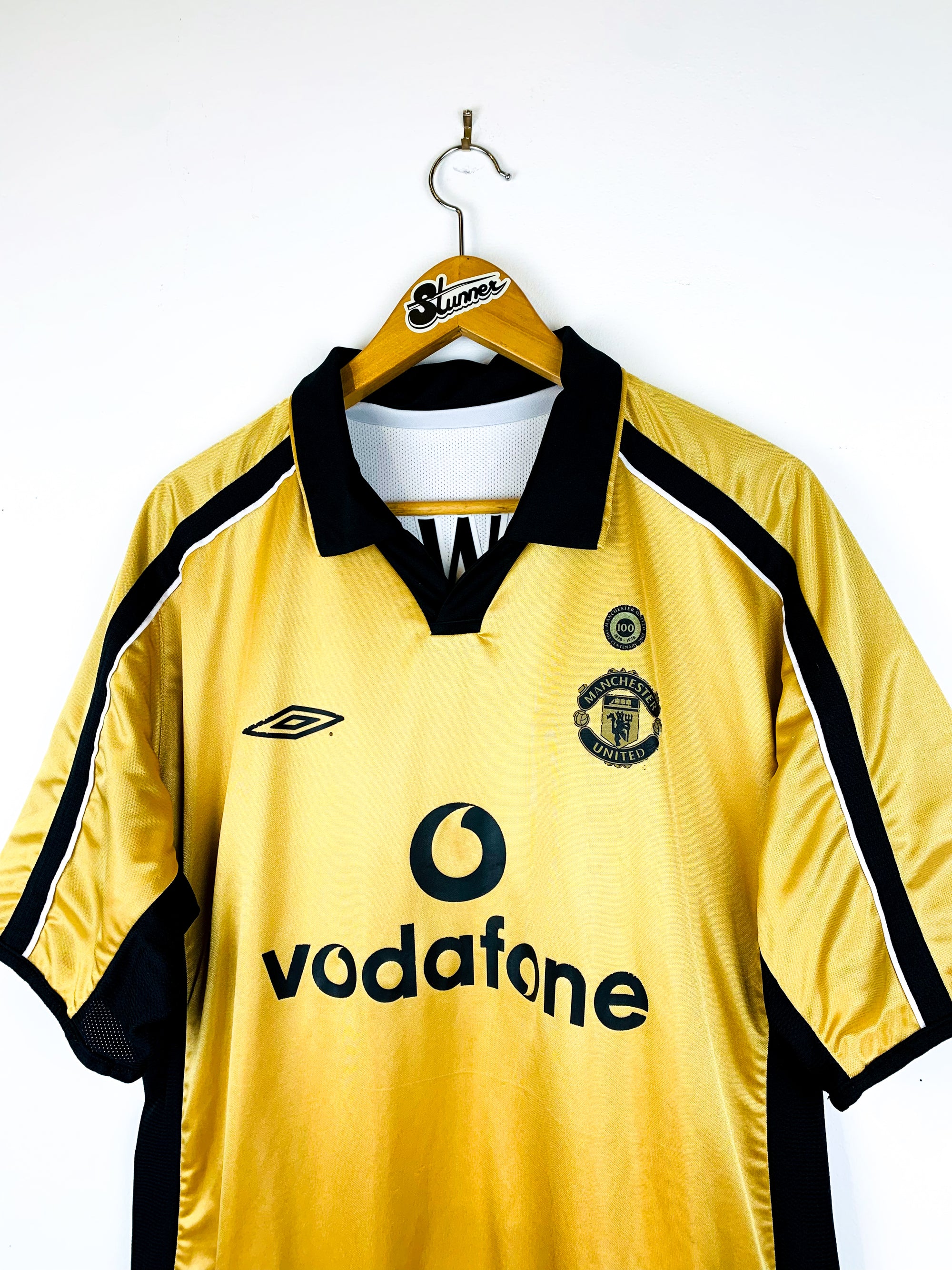 MANCHESTER UNITED 2001/2002 AWAY/THIRD SHIRT #3 IRWIN