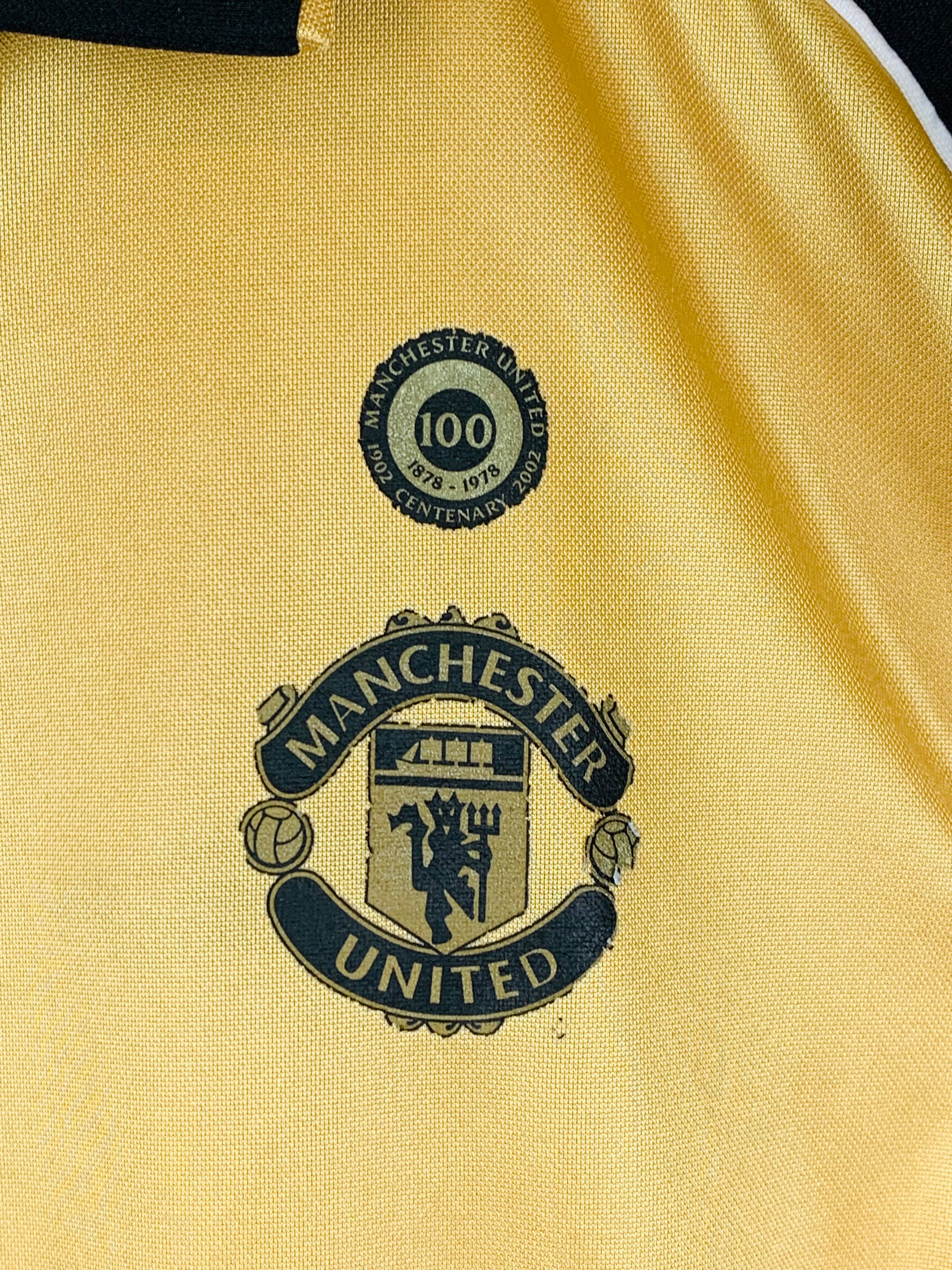 MANCHESTER UNITED 2001/2002 AWAY/THIRD SHIRT #3 IRWIN
