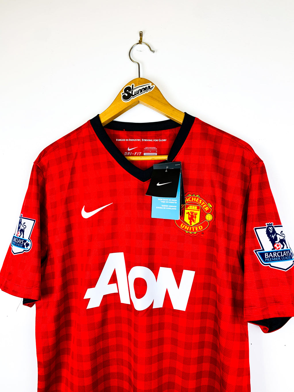 MANCHESTER UNITED 2012/2013 HOME SHIRT #22 SCHOLES [BWNT]