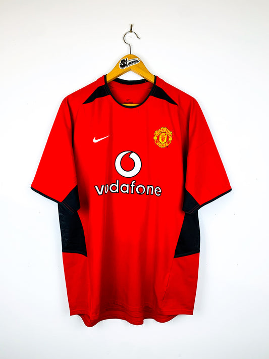 MANCHESTER UNITED 2002/2004 HOME SHIRT #7 RONALDO [M]