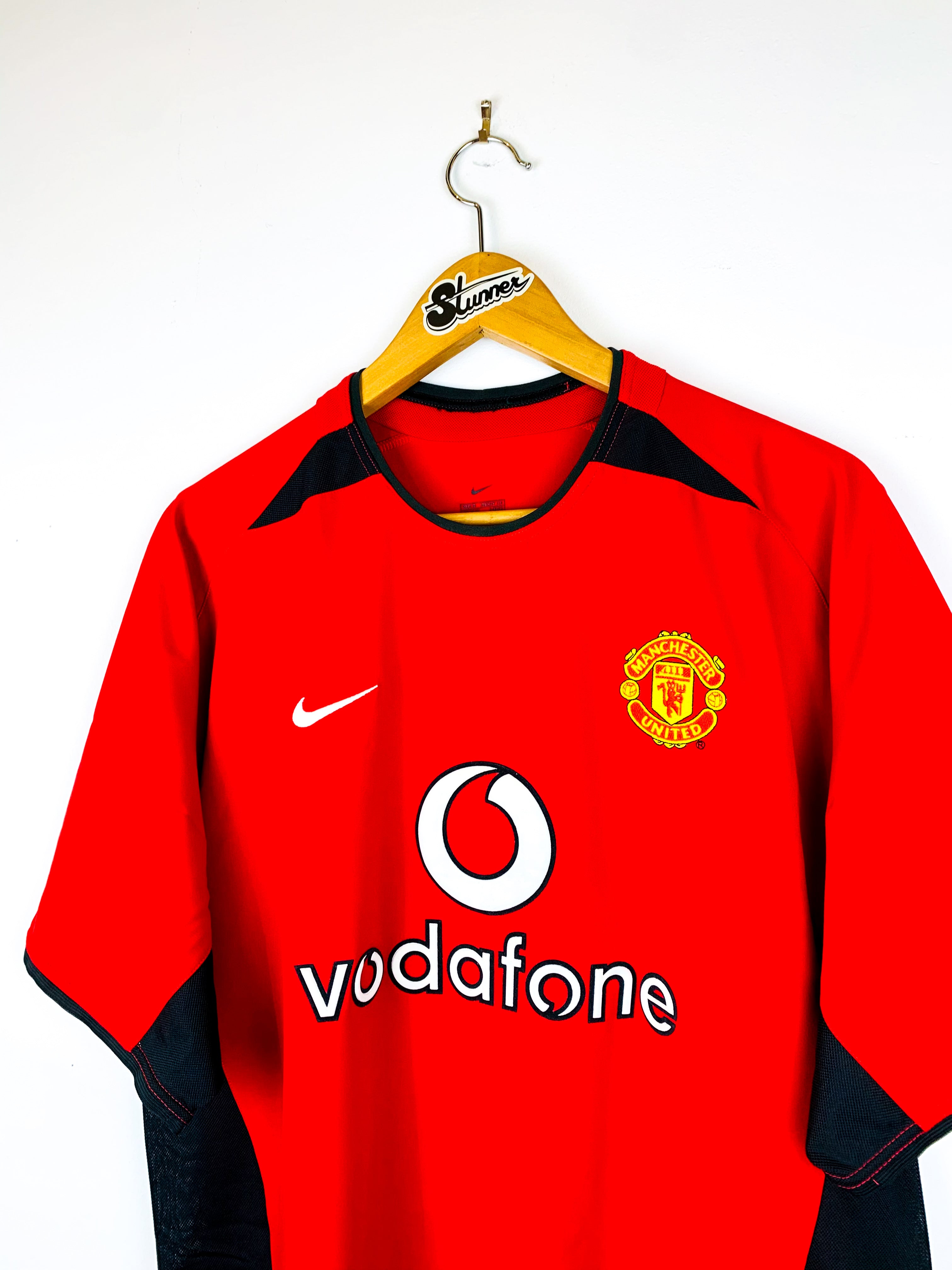 MANCHESTER UNITED 2002/2004 HOME SHIRT #7 RONALDO [M]