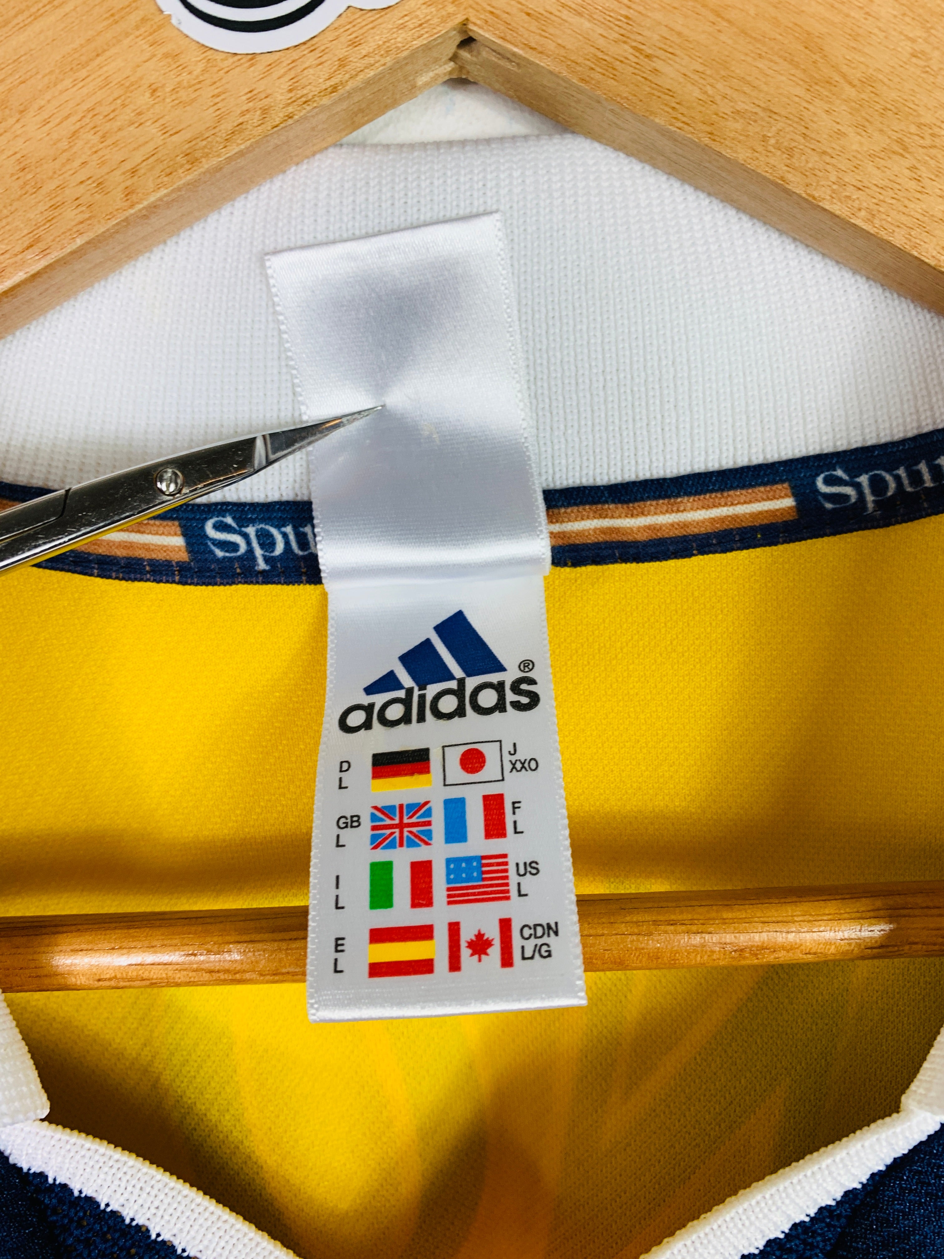 TOTTENHAM HOTSPUR 1999/2001 AWAY SHIRT #14 GINOLA [L]