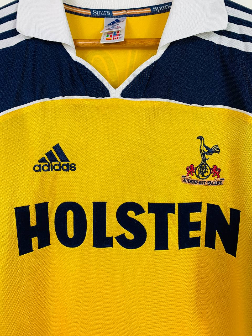 TOTTENHAM HOTSPUR 1999/2001 AWAY SHIRT #14 GINOLA [L]
