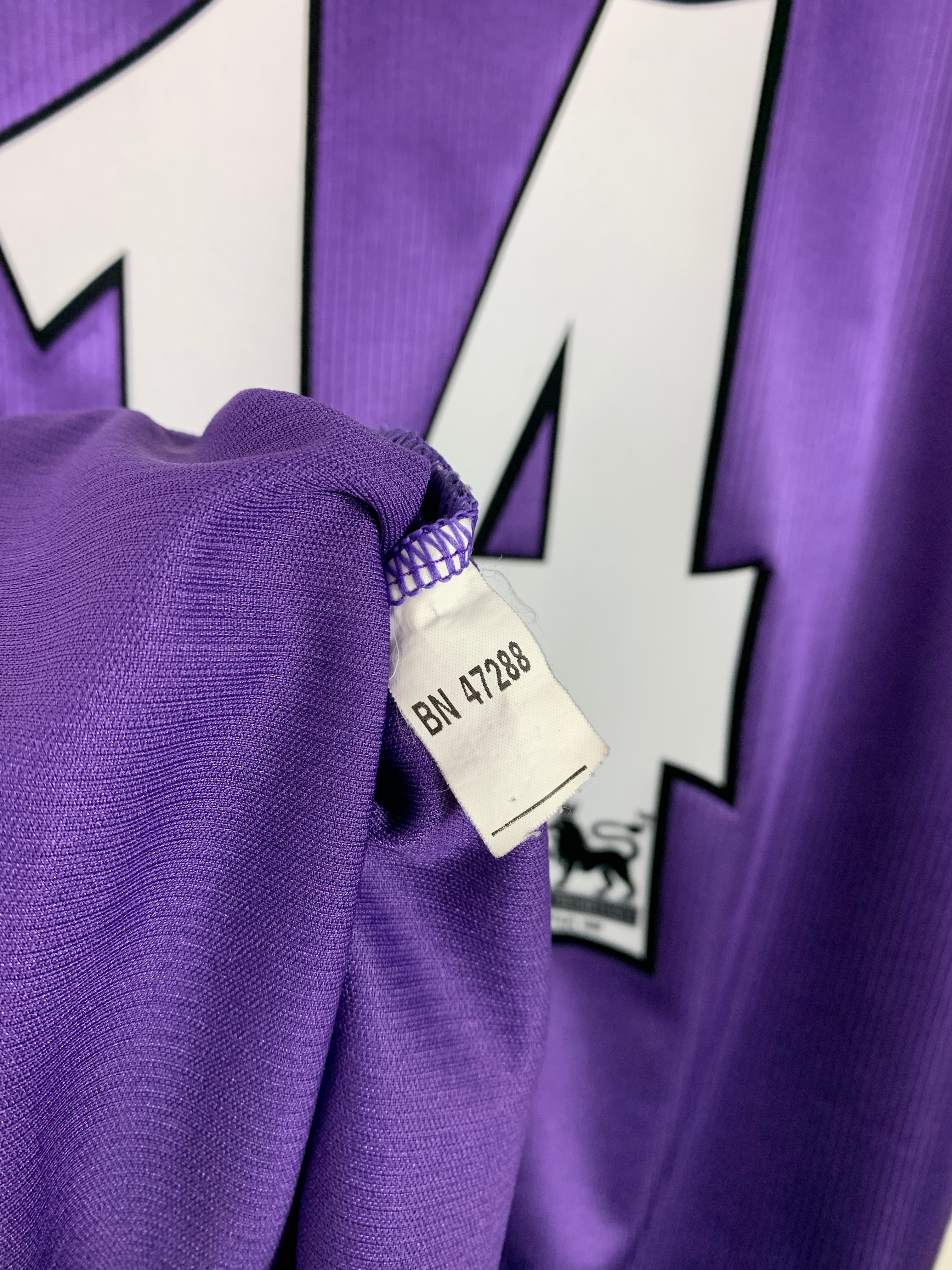 TOTTENHAM HOTSPUR 1998/1999 AWAY SHIRT #14 GINOLA [XL]