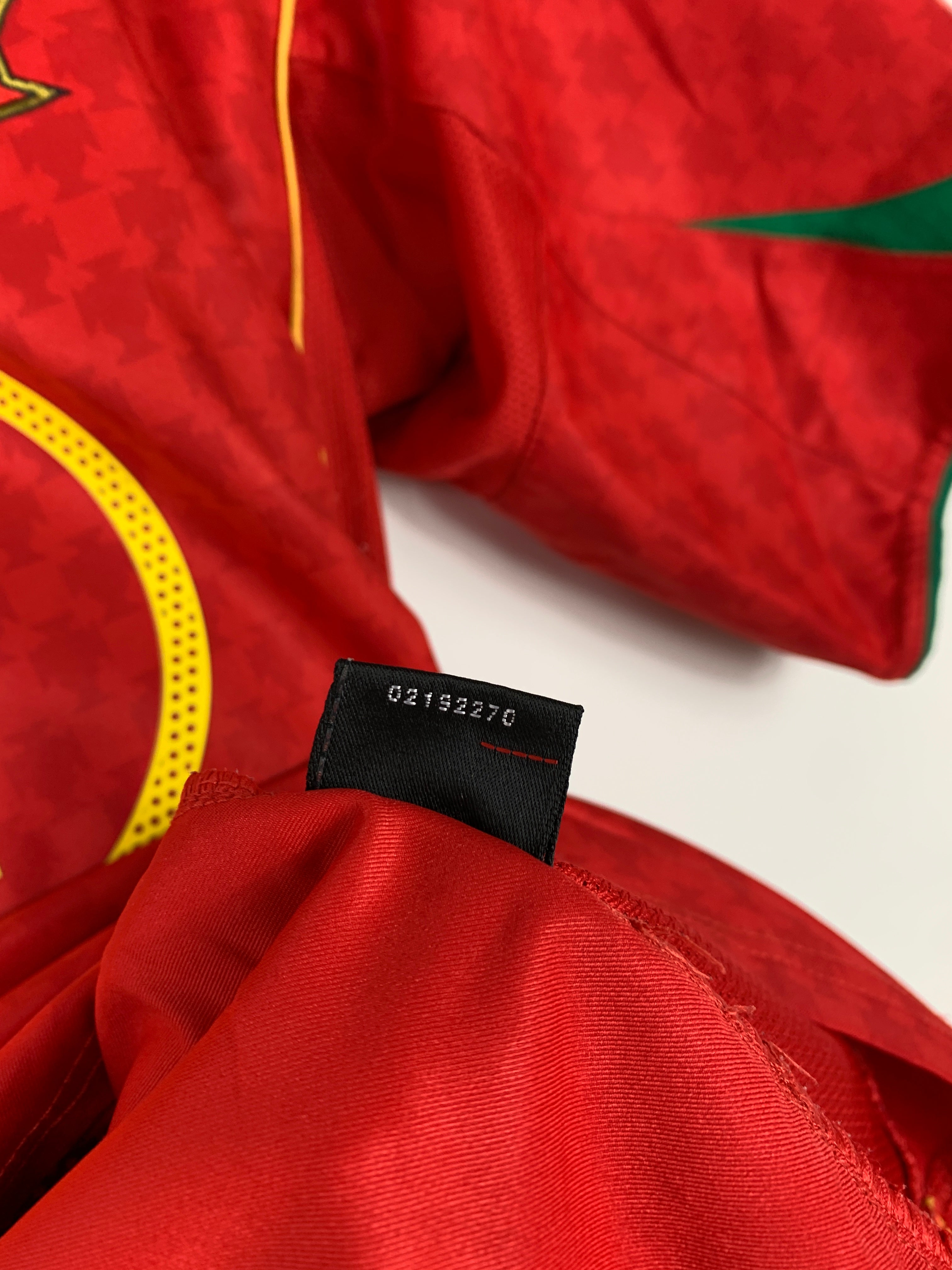 PORTUGAL 2004/2006 HOME SHIRT #17 C.RONALDO [S]