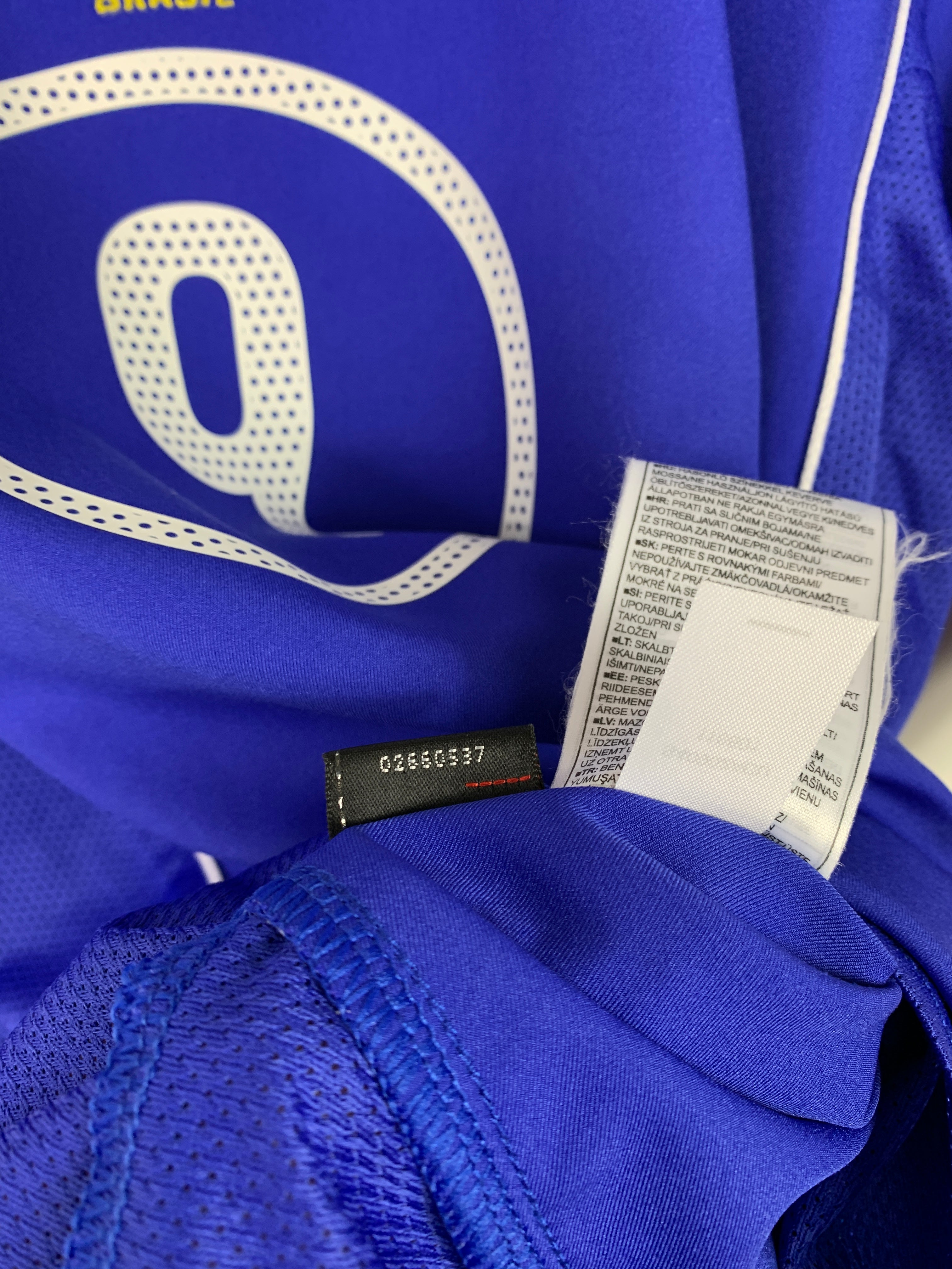 BRAZIL 2004/2006 AWAY SHIRT #9 RONALDO [L]