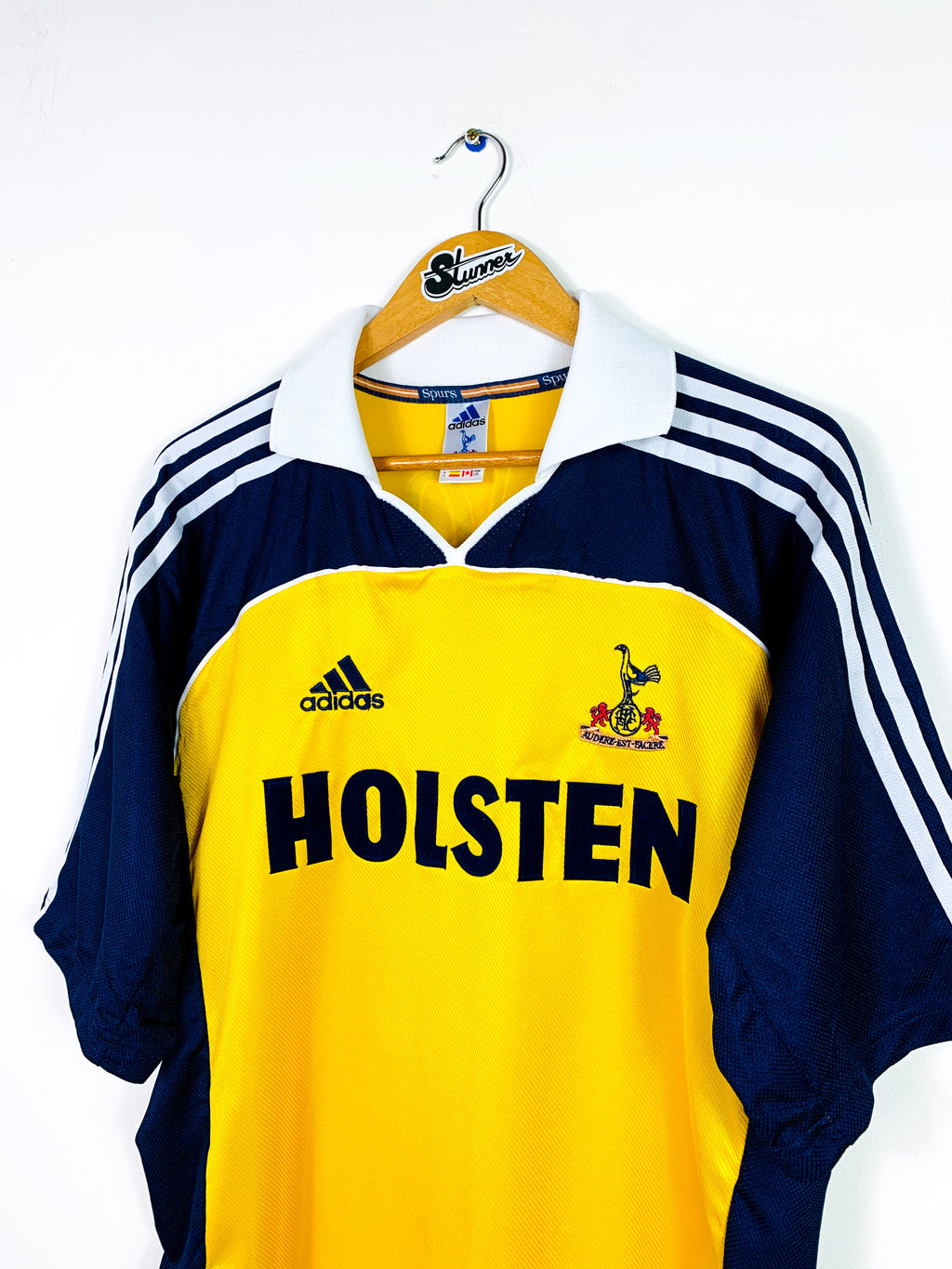 TOTTENHAM HOTSPUR 1999/2001 AWAY SHIRT #14 GINOLA [L]