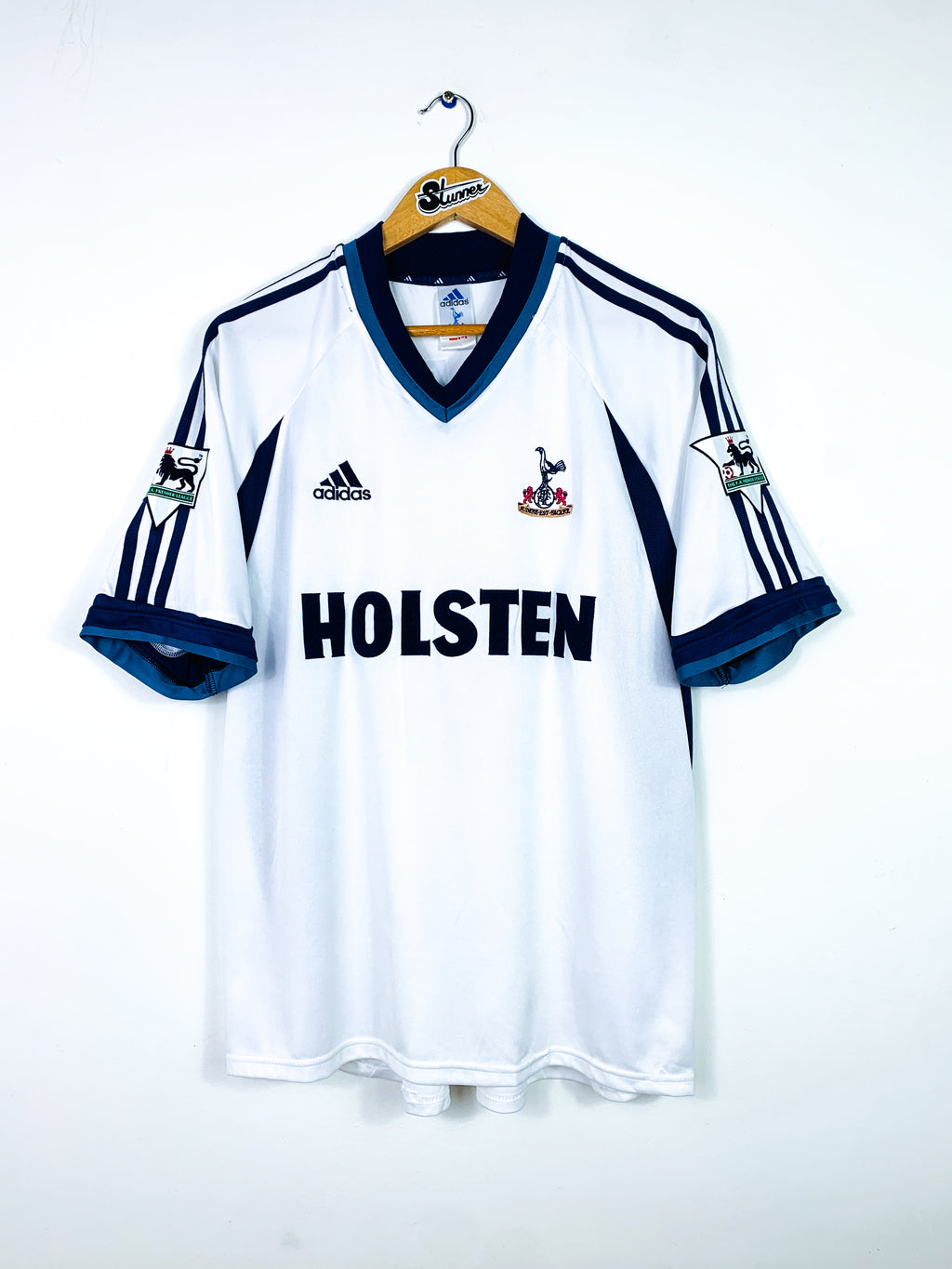 TOTTENHAM HOTSPUR 2001/2002 HOME SHIRT #11 REBROV [L]