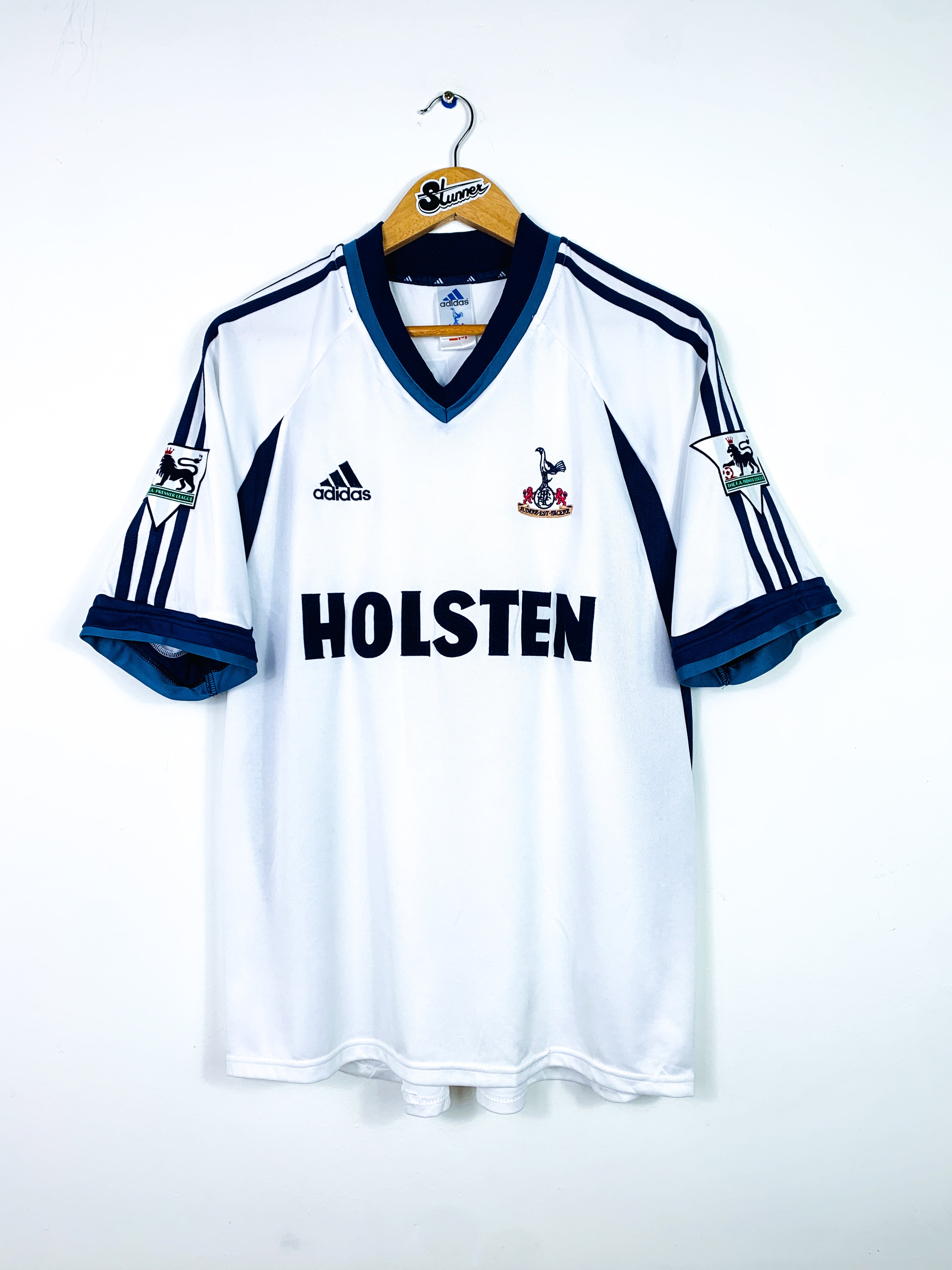 TOTTENHAM HOTSPUR 2001/2002 HOME SHIRT #11 REBROV [L]