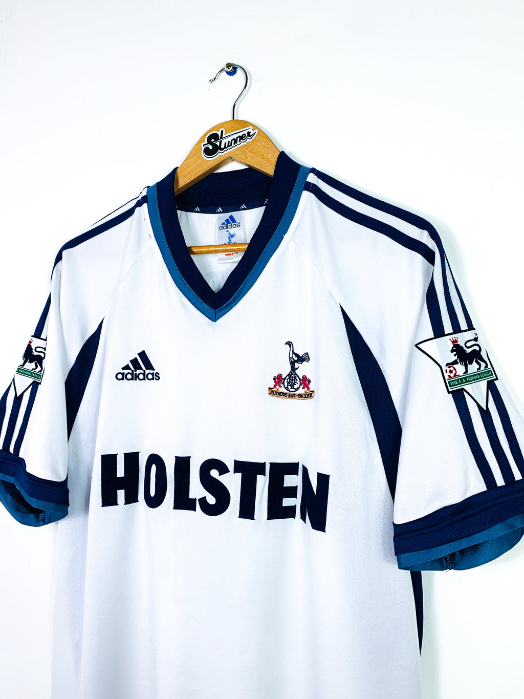 TOTTENHAM HOTSPUR 2001/2002 HOME SHIRT #11 REBROV [L]